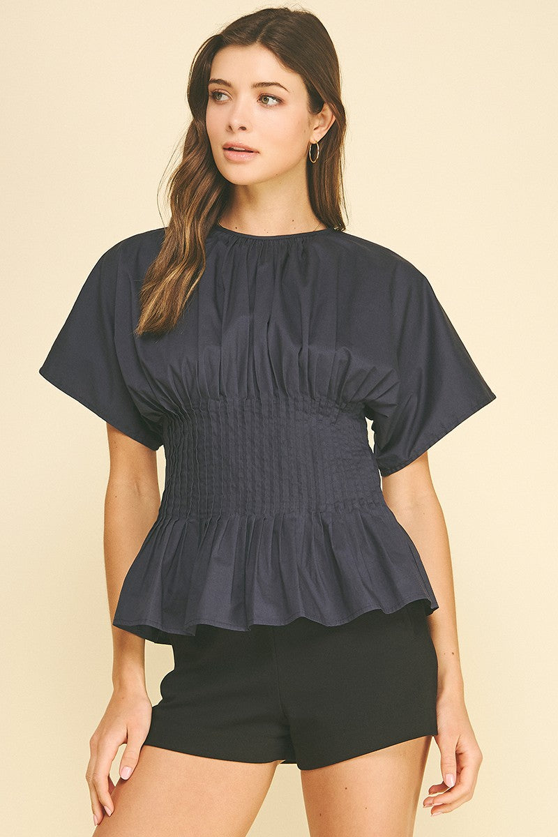 Cassie Peplum Top