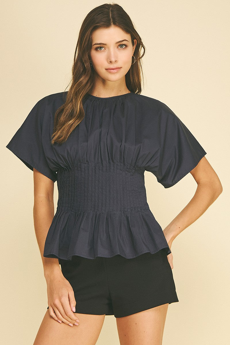 Cassie Peplum Top