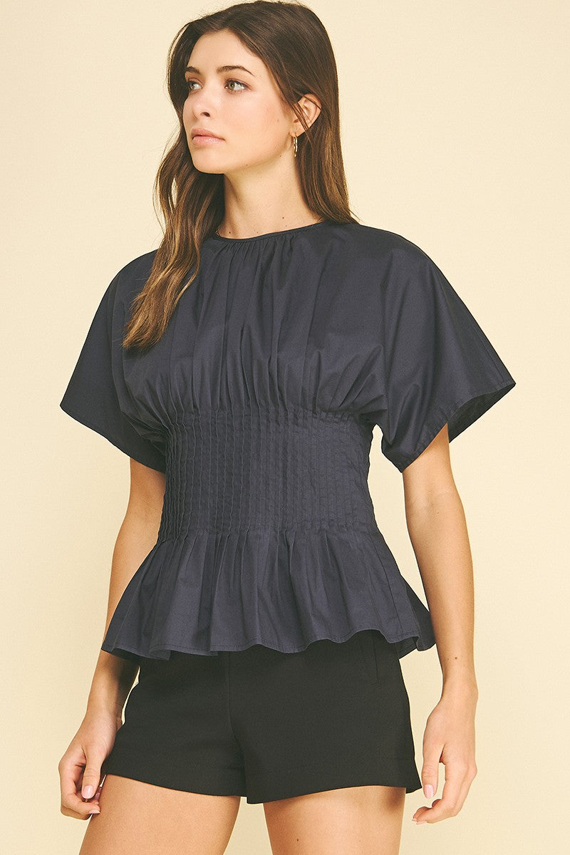 Cassie Peplum Top