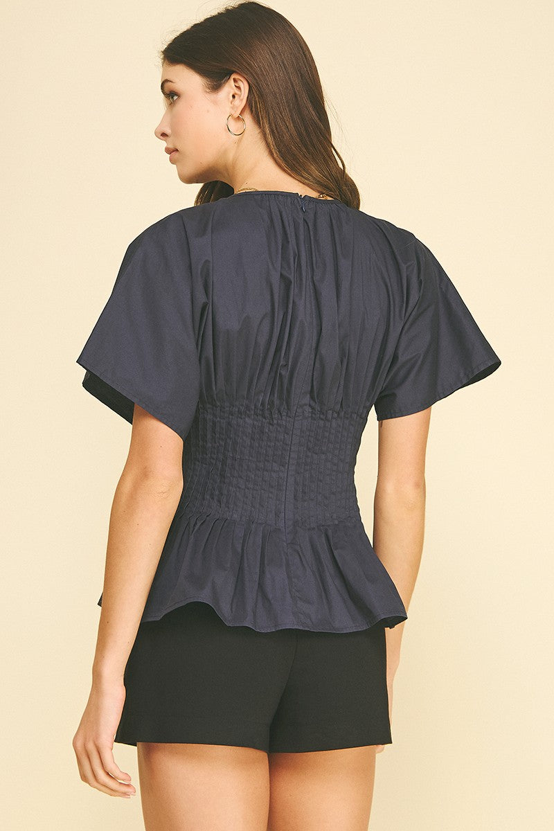 Cassie Peplum Top