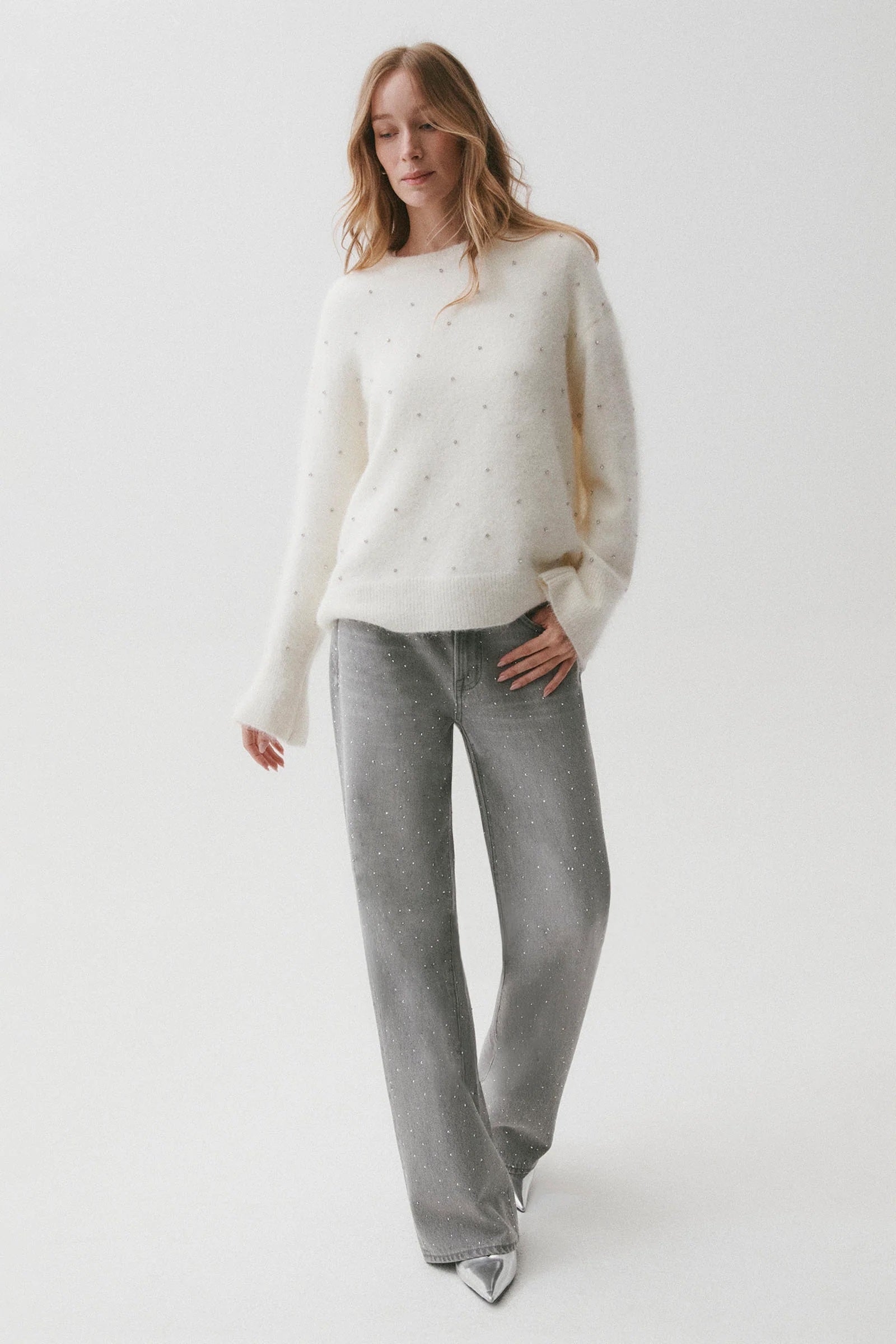 HARLOWE RELAXED BAGGY - EMBELLISHED ORION