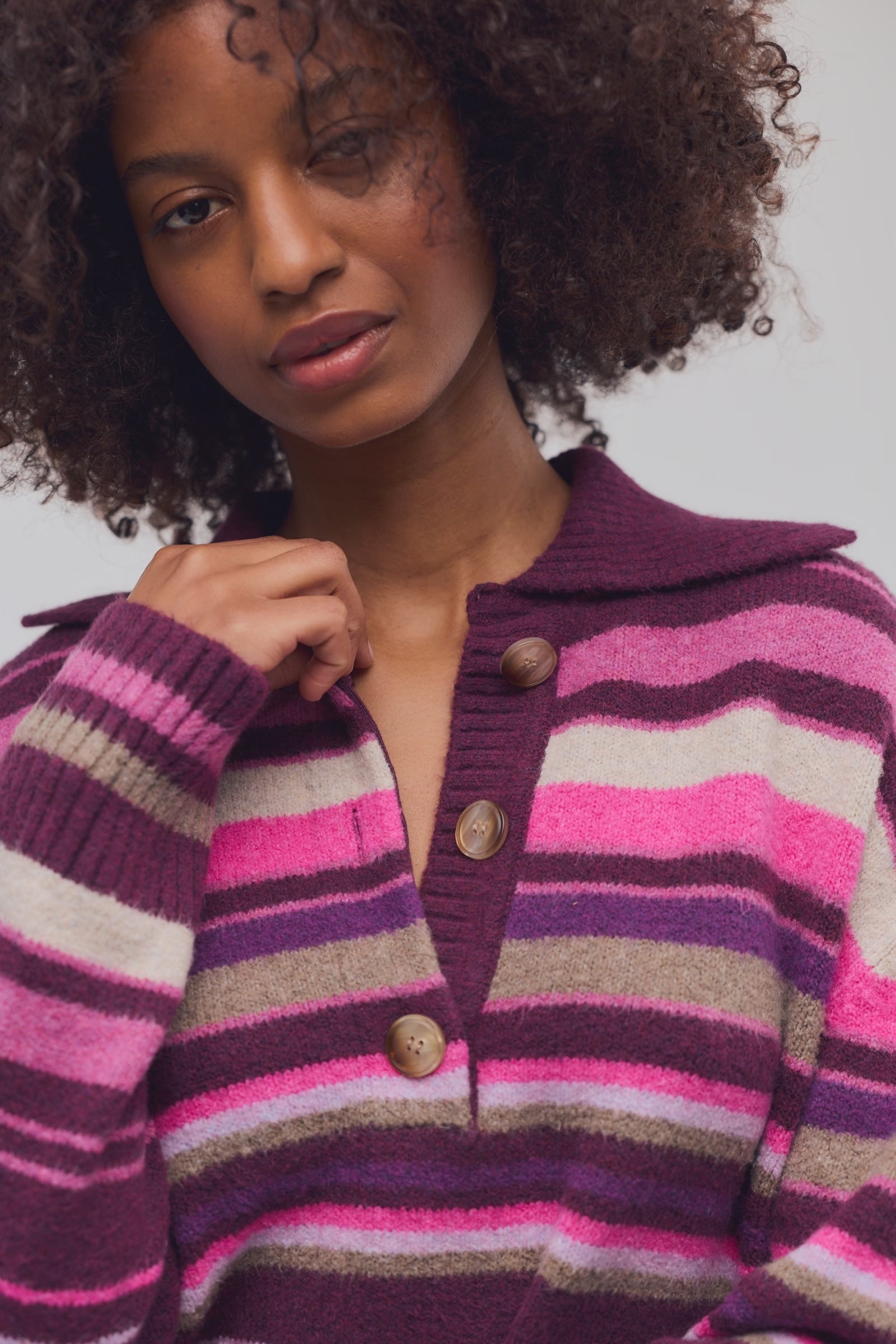 TRADING UP STRIPE PULLOVER