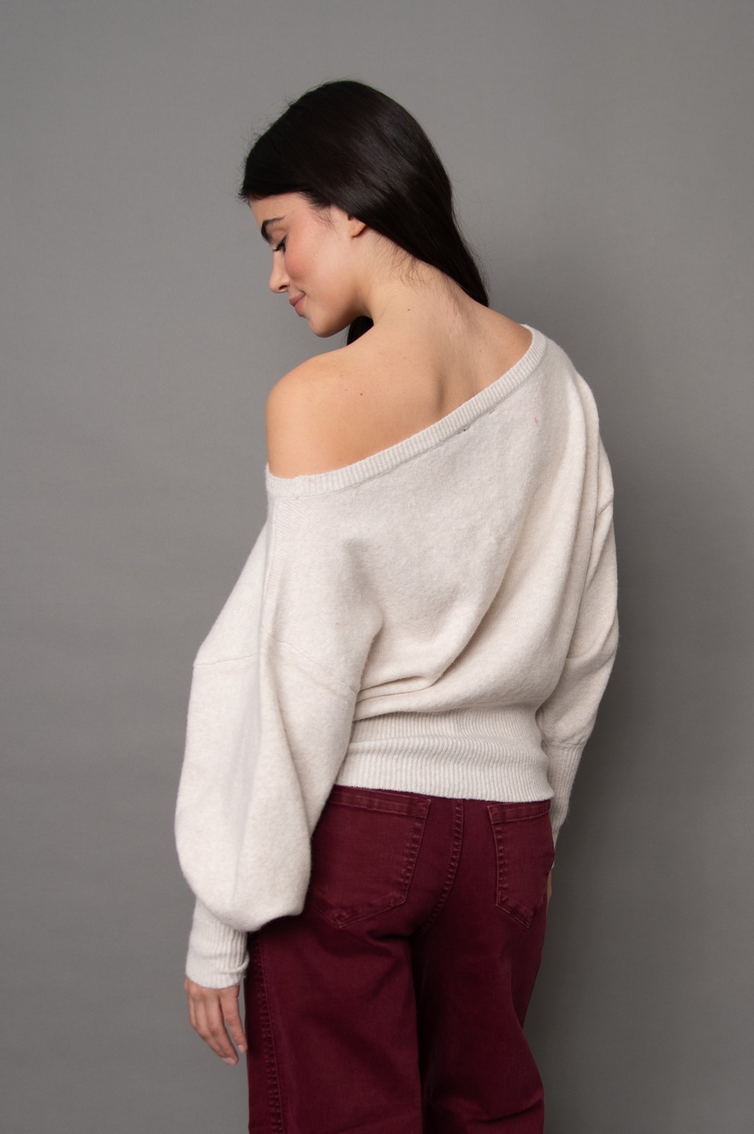 NILAMANI BOATNECK PULLOVER