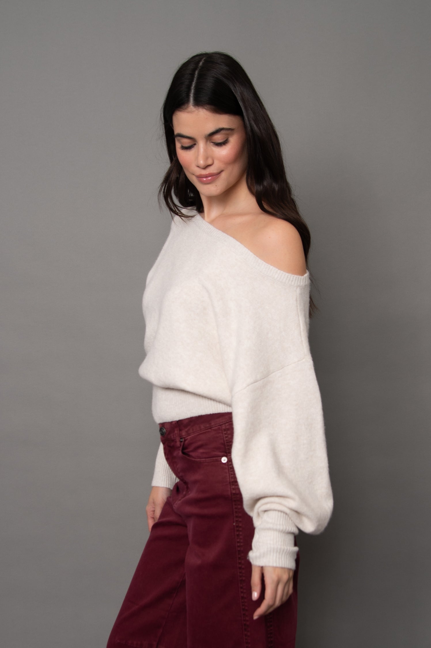 NILAMANI BOATNECK PULLOVER