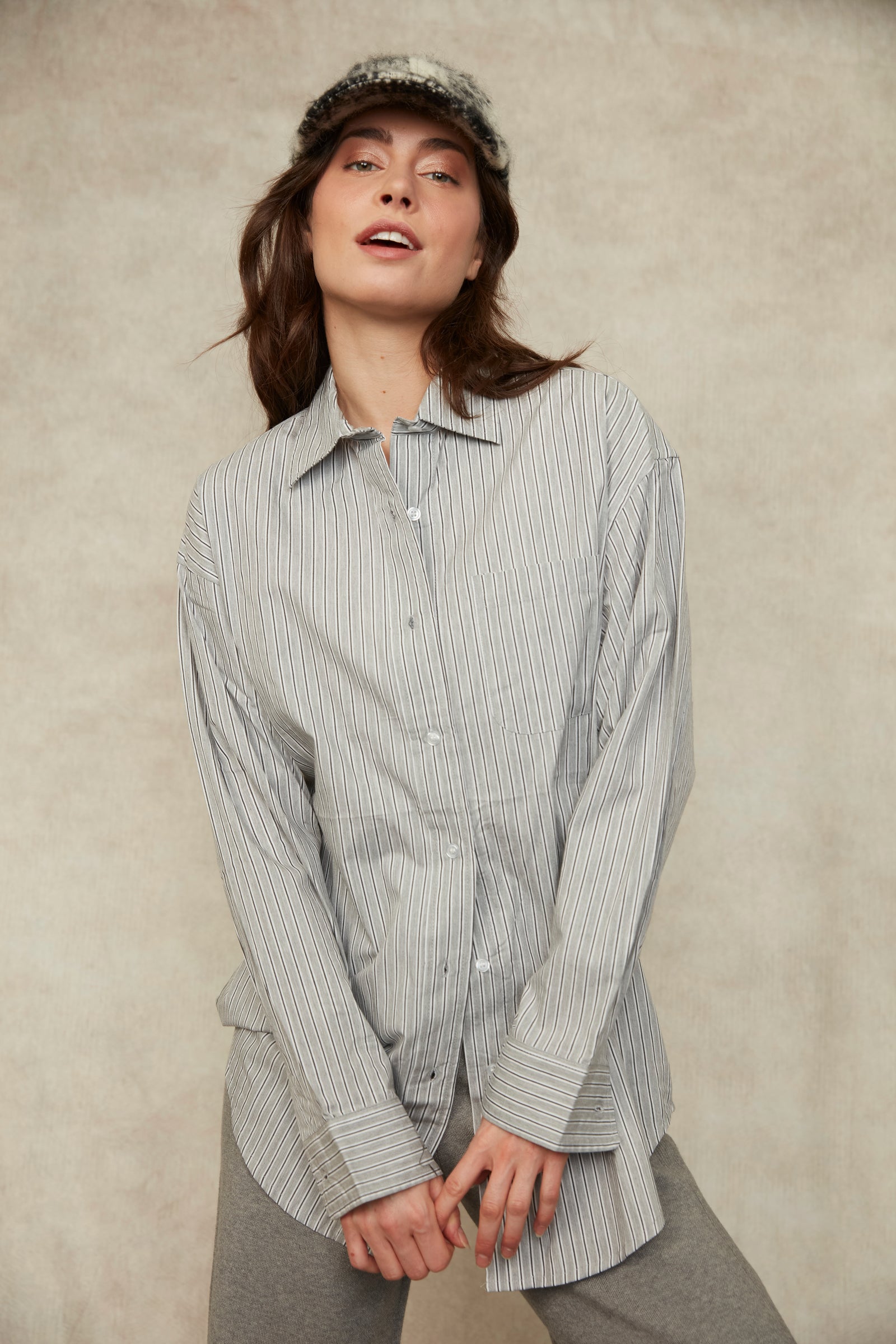 Padme Striped Poplin Shirt