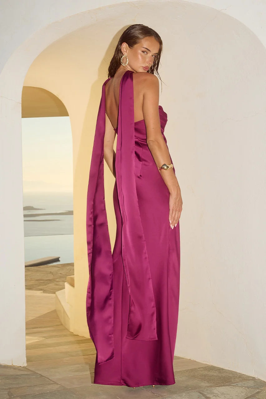 MADELEINE STRAPLESS MAXI DRESS
