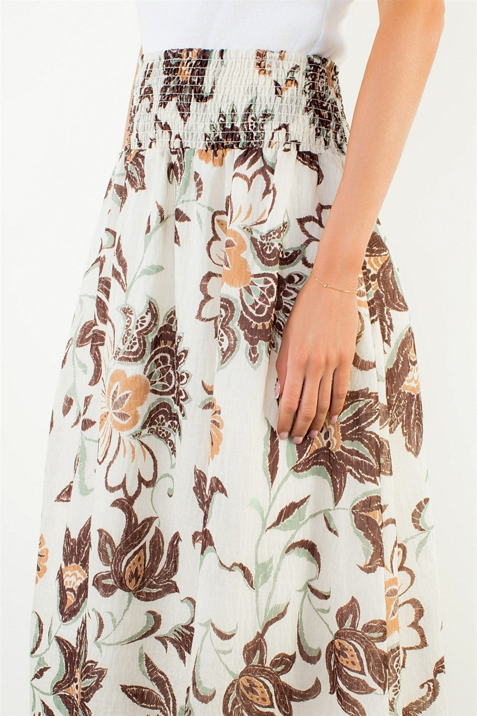 Sabrina Floral Midi Skirt