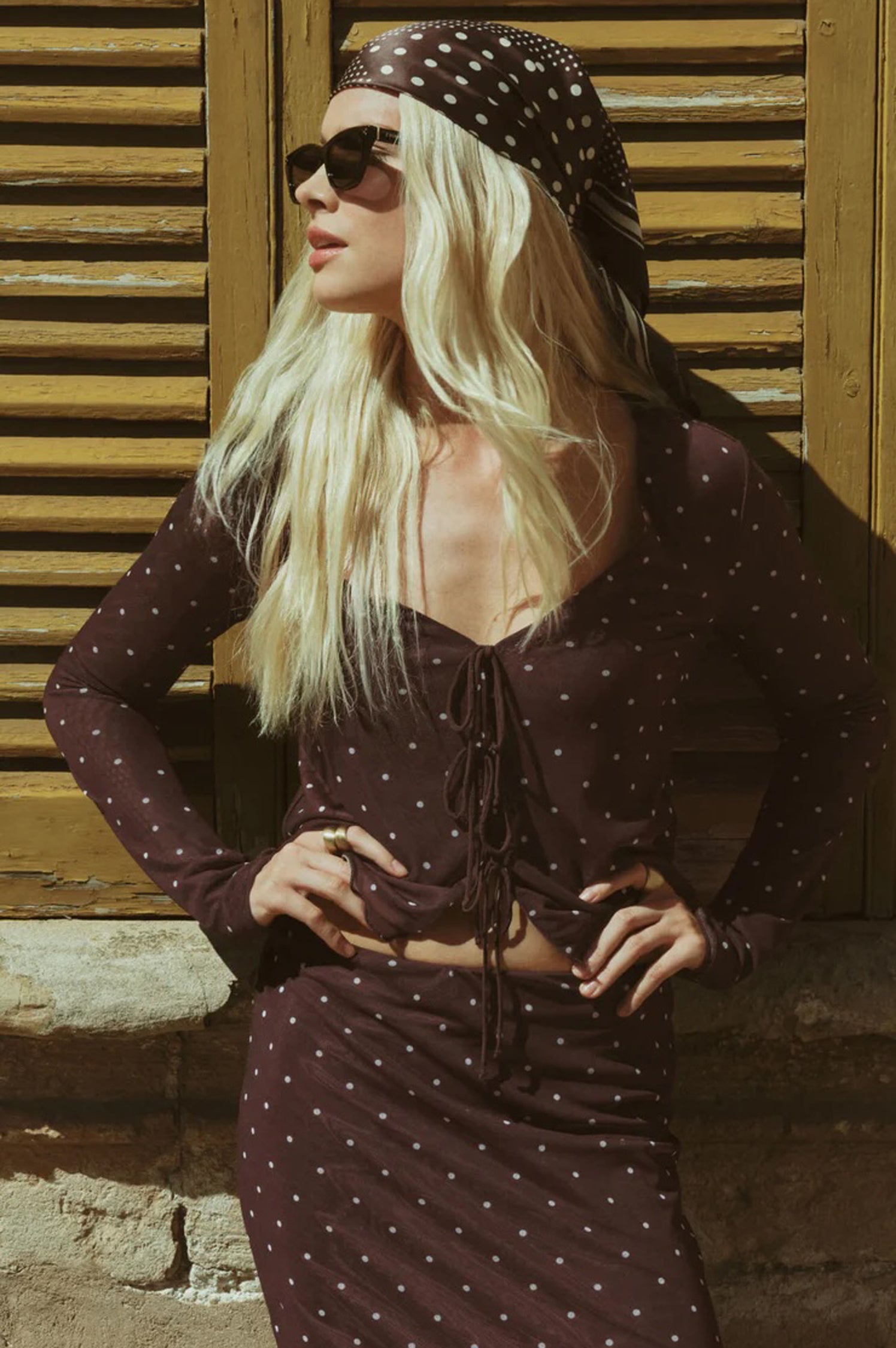 Amara Polka Dot Top