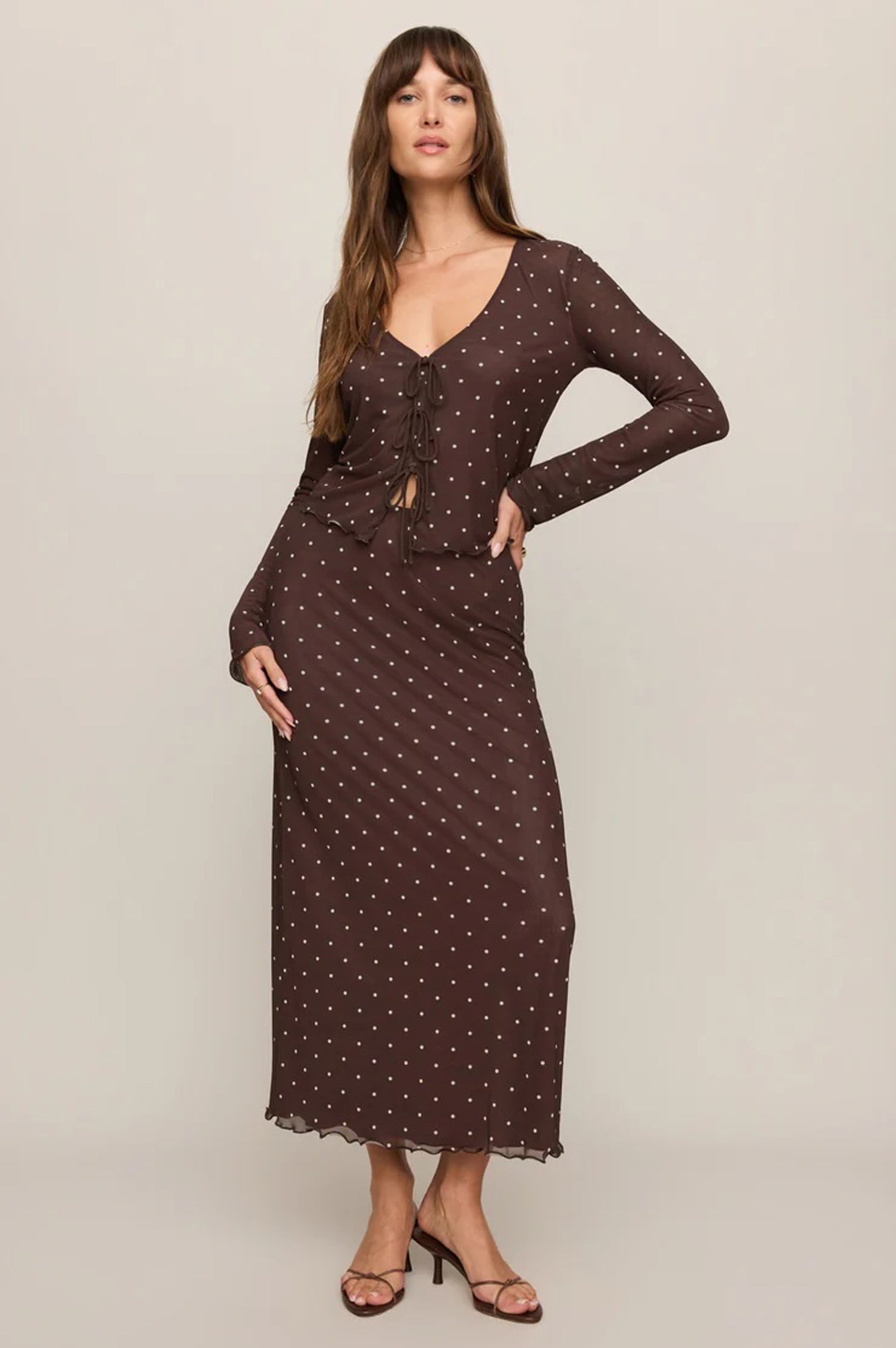 Amara Polka Dot Top