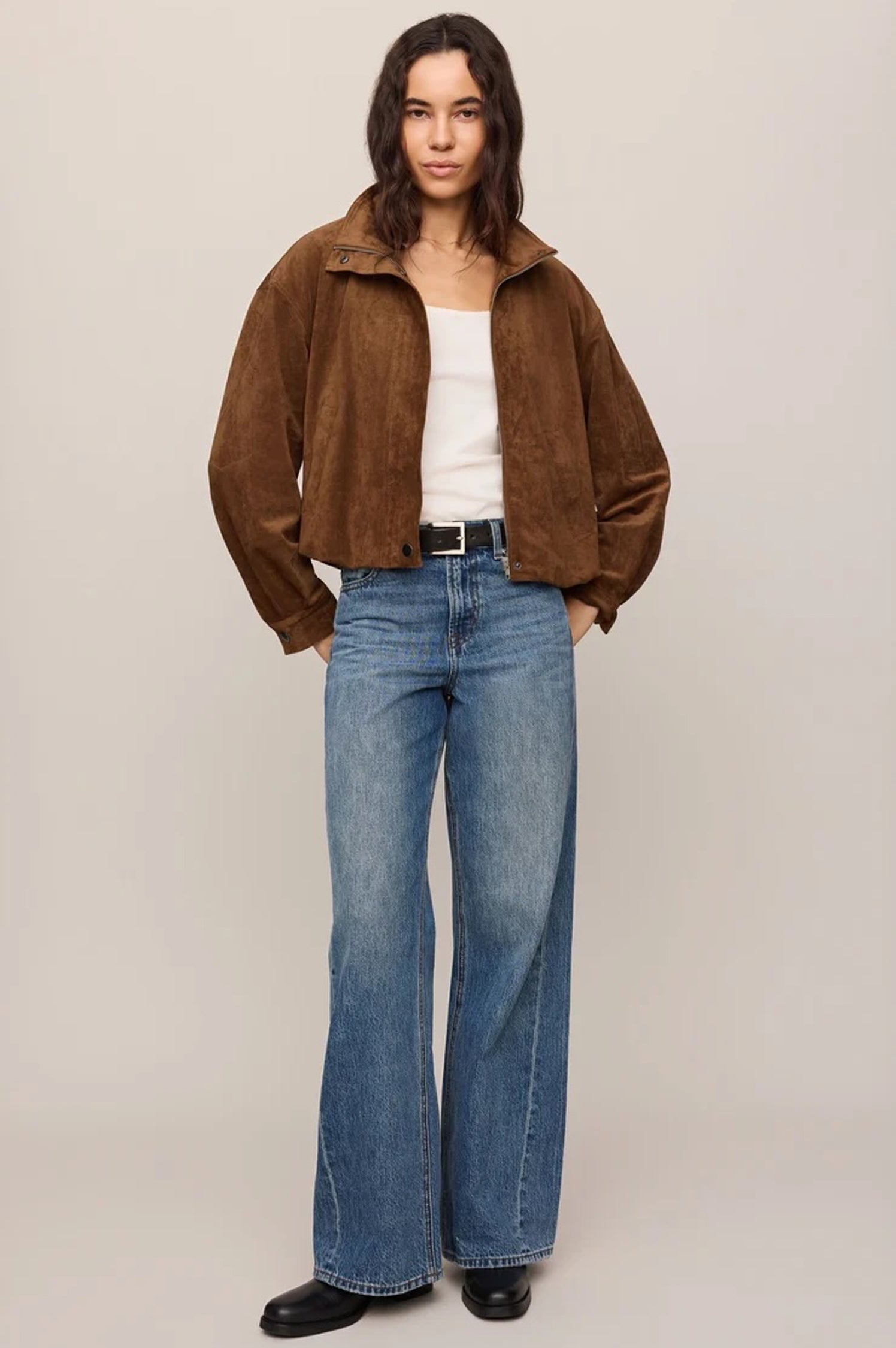 CORIN BUBBLE HEM JACKET