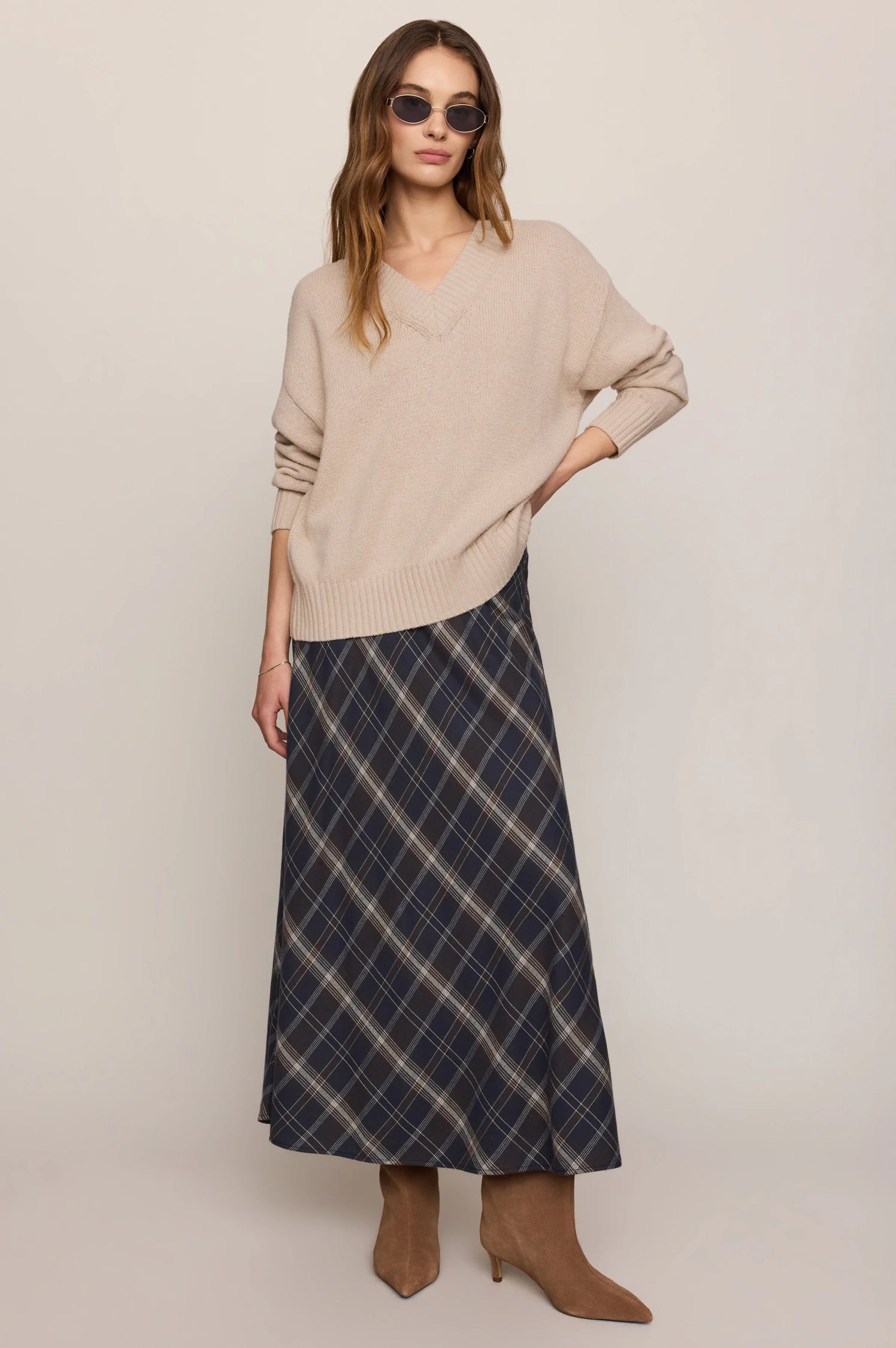 CRESTVIEW PLAID SKIRT