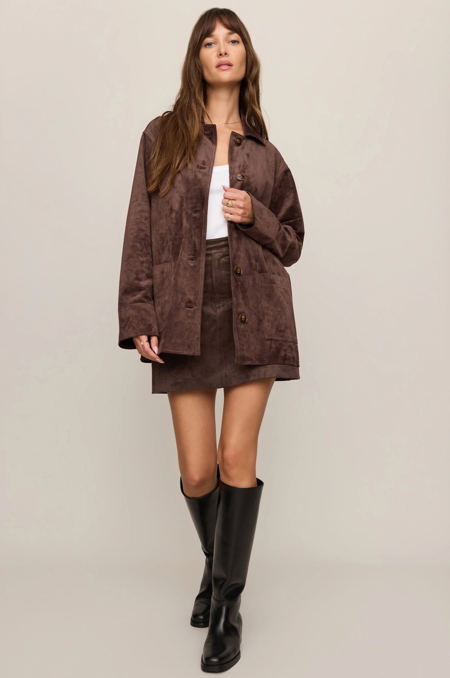 DECKER SUEDE CHORE JACKET