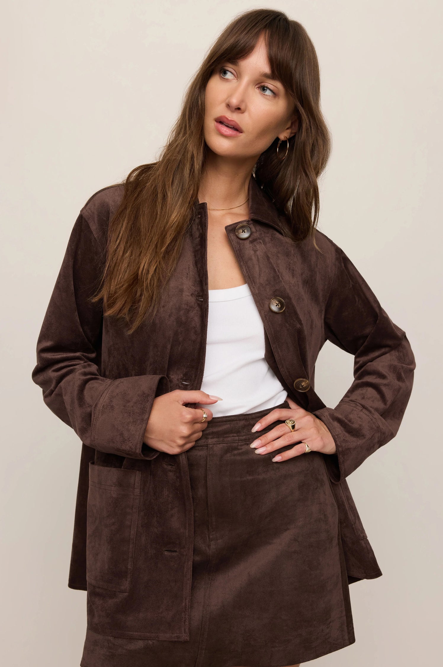 DECKER SUEDE CHORE JACKET
