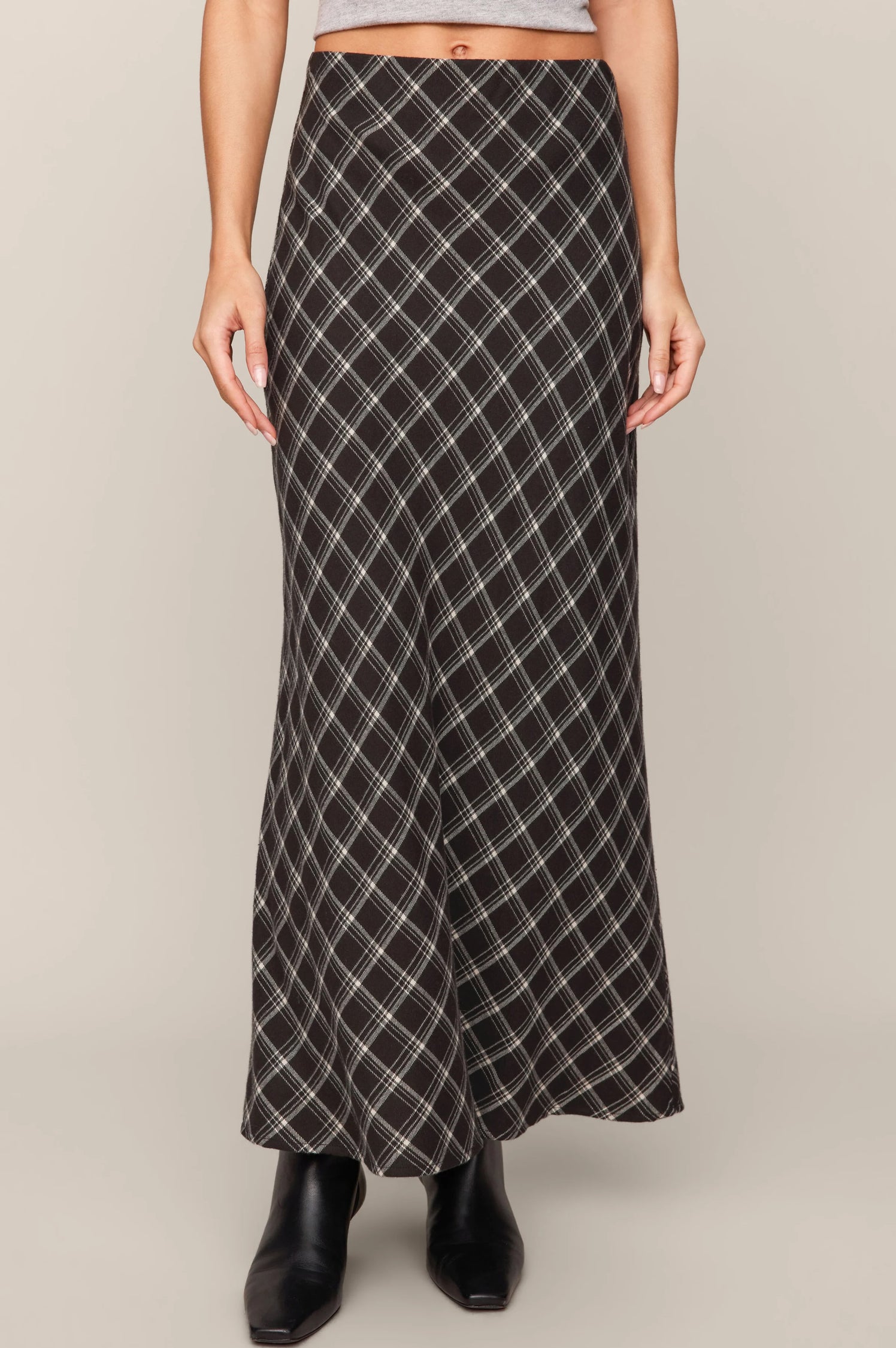 EUROPA PLAID SKIRT