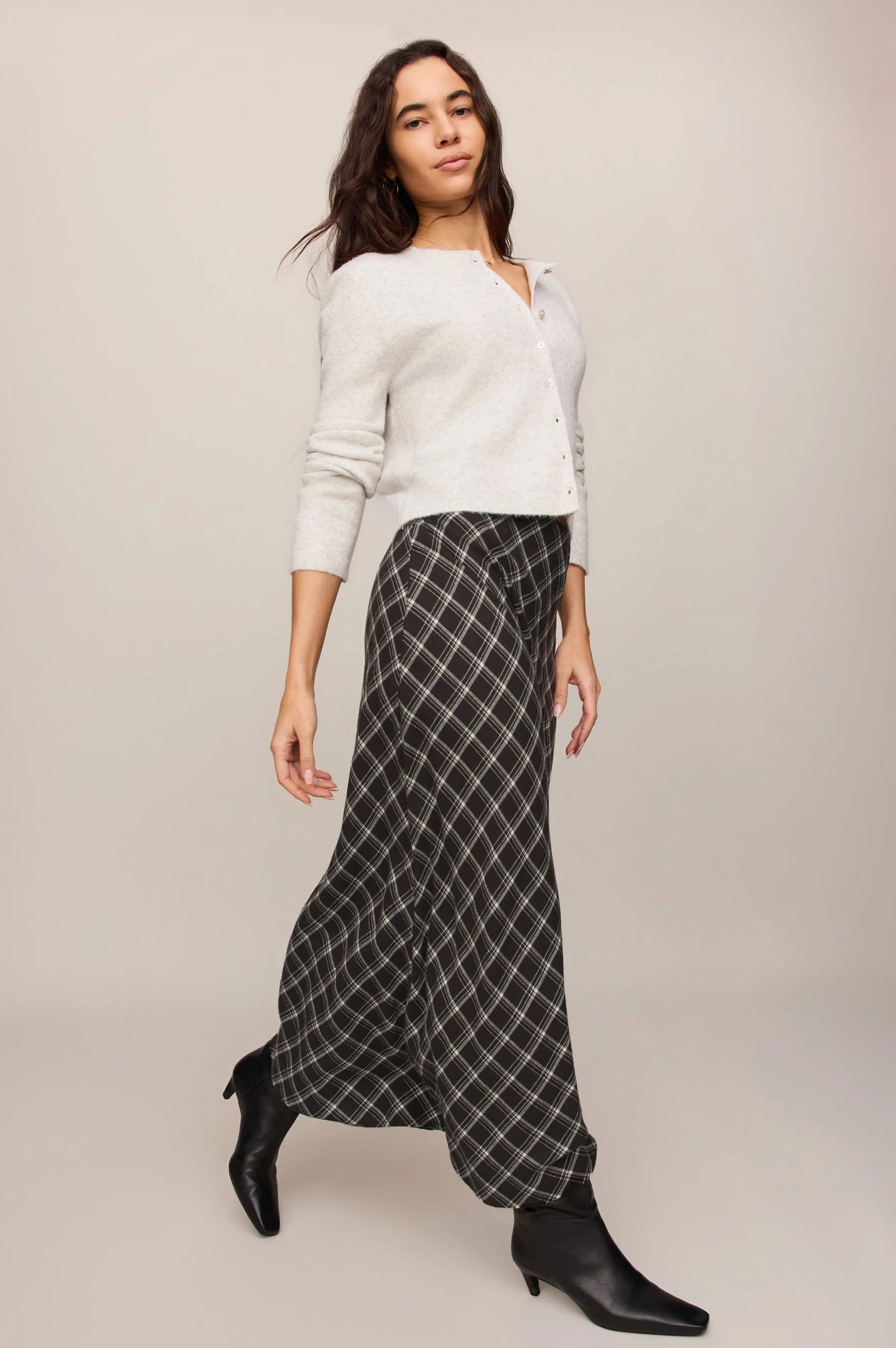 EUROPA PLAID SKIRT