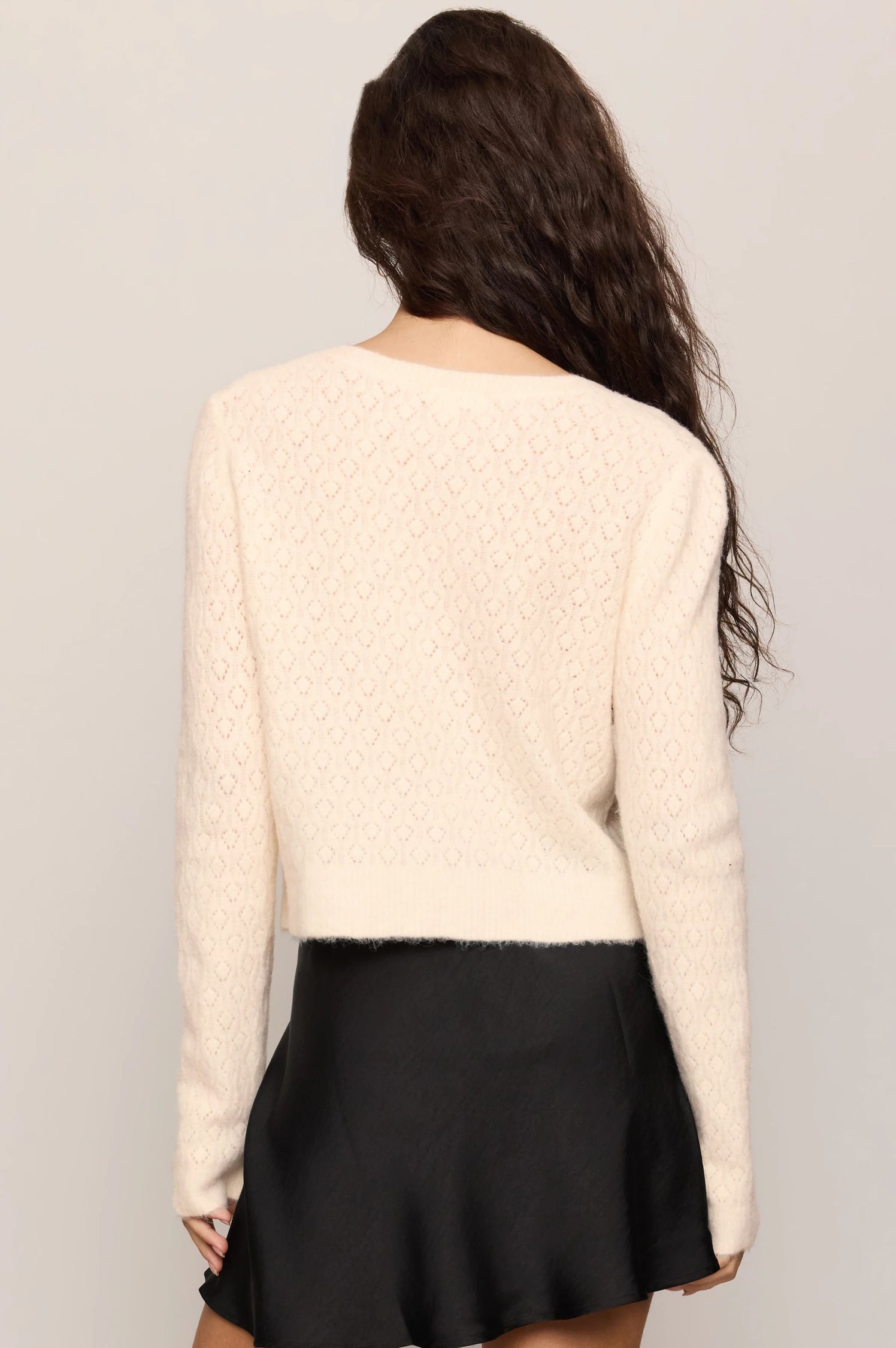 MEDINA OPEN KNIT CARDIGAN