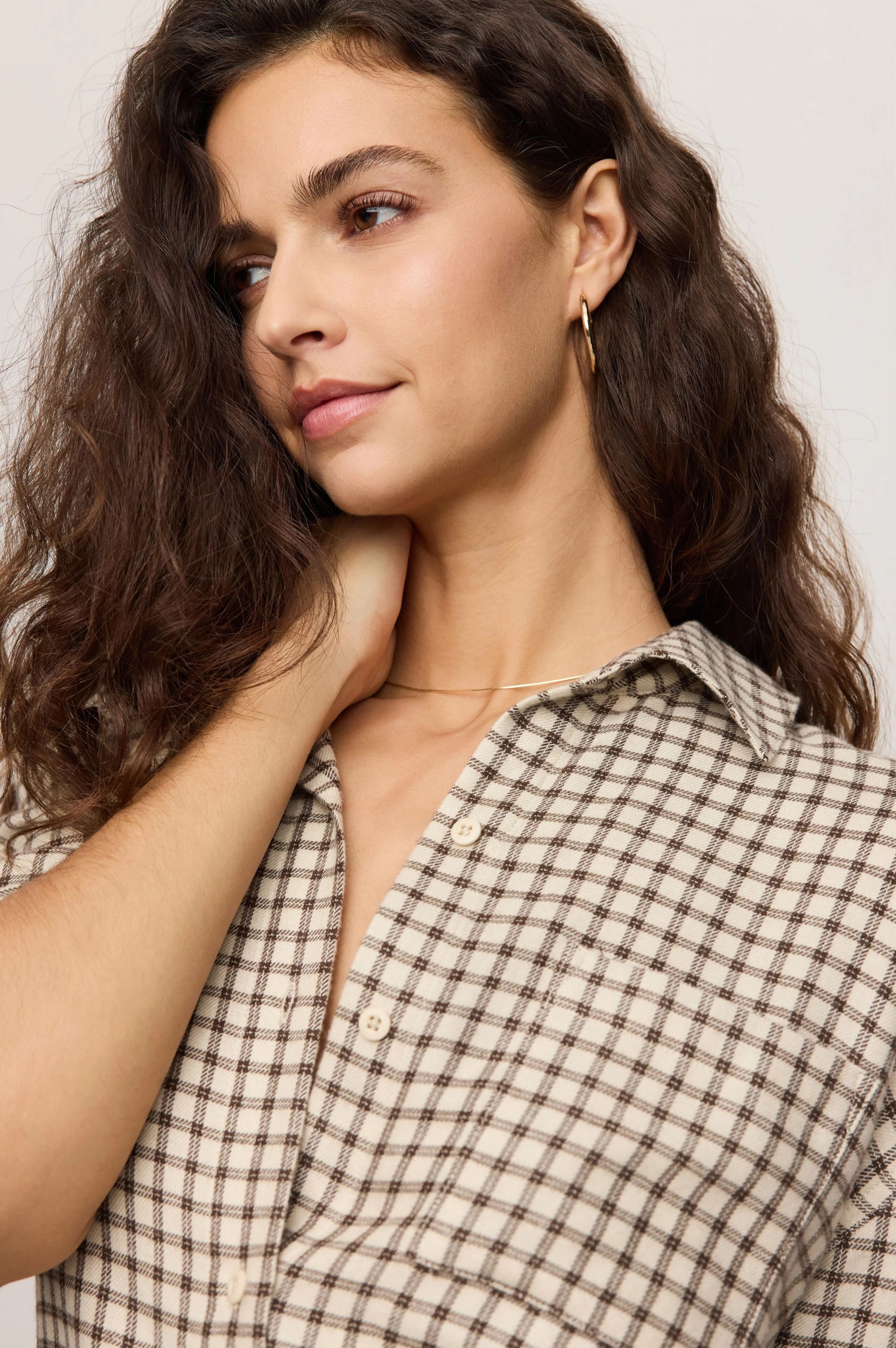 River Plaid Button Up