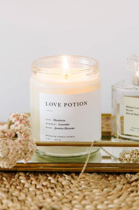 Minimalist Candle- Love Potion