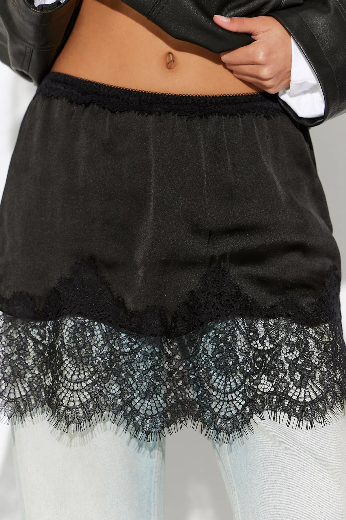 Meet Me In The Middle Mini  Skirt