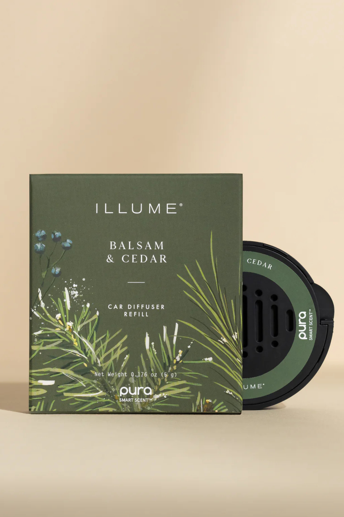 Car - Illume - Balsam &amp; Cedar