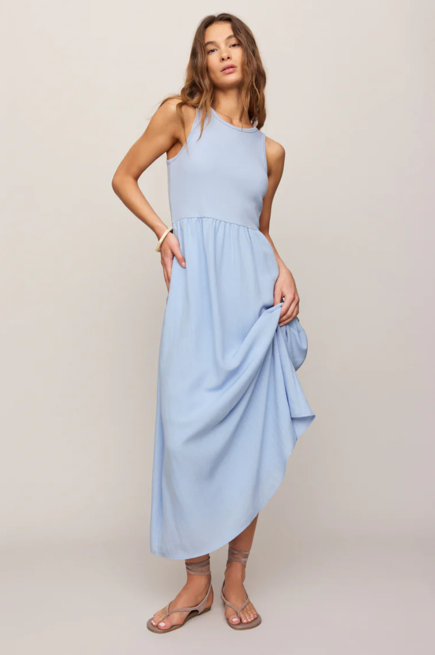 Charlotte Rib Midi Dress