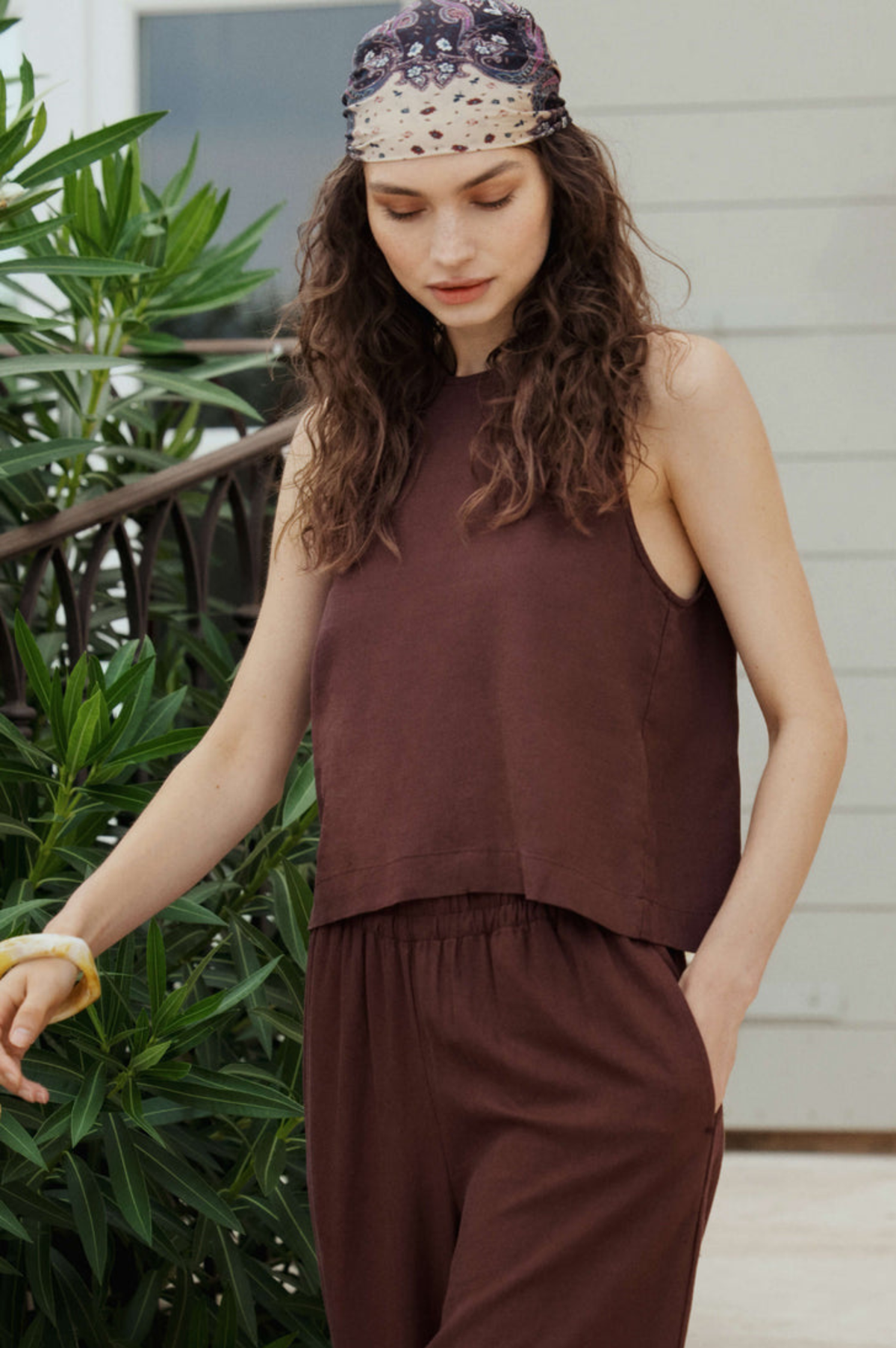 Sloane Linen Tank