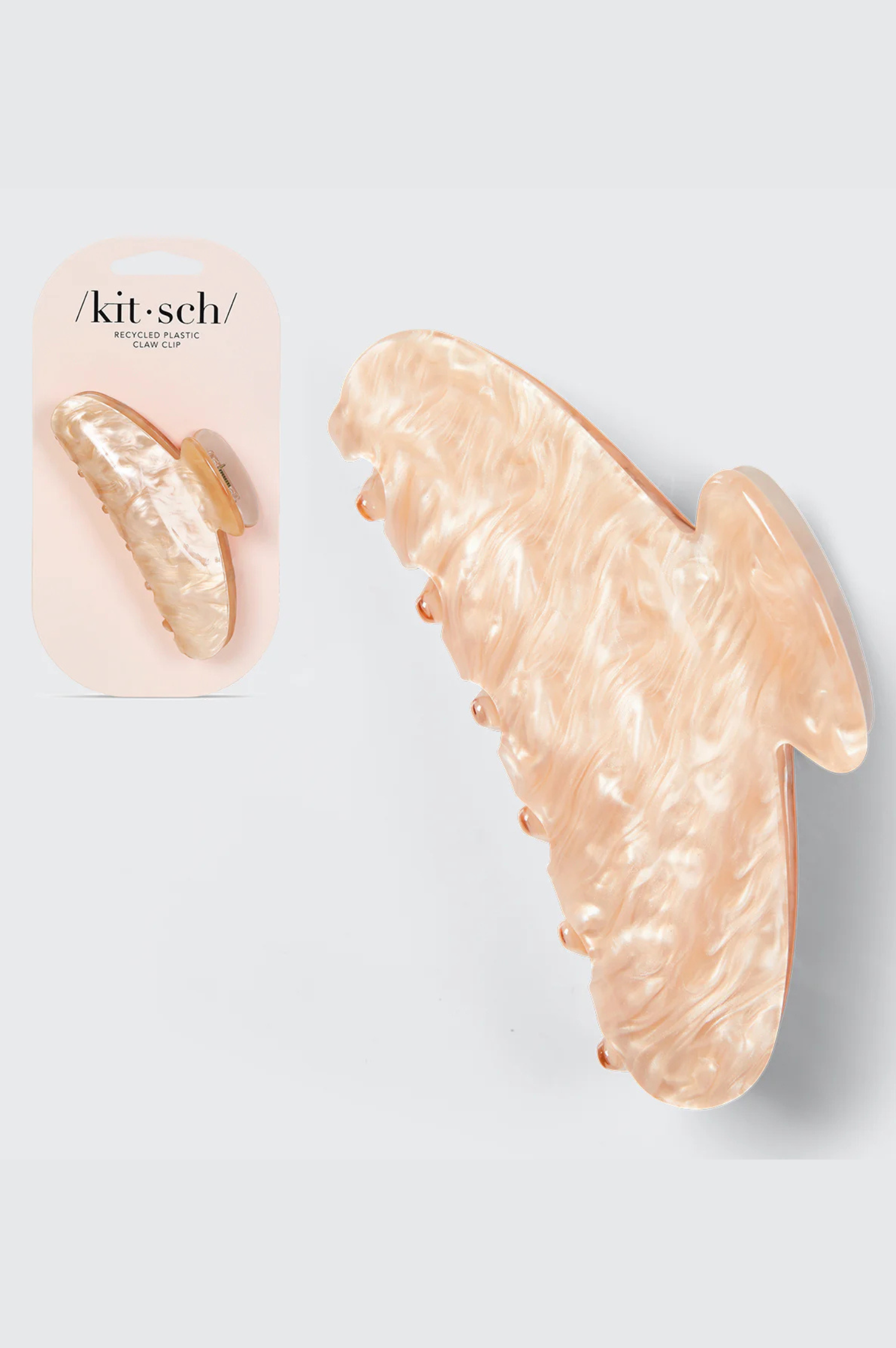 Blonde Marble Claw Clip