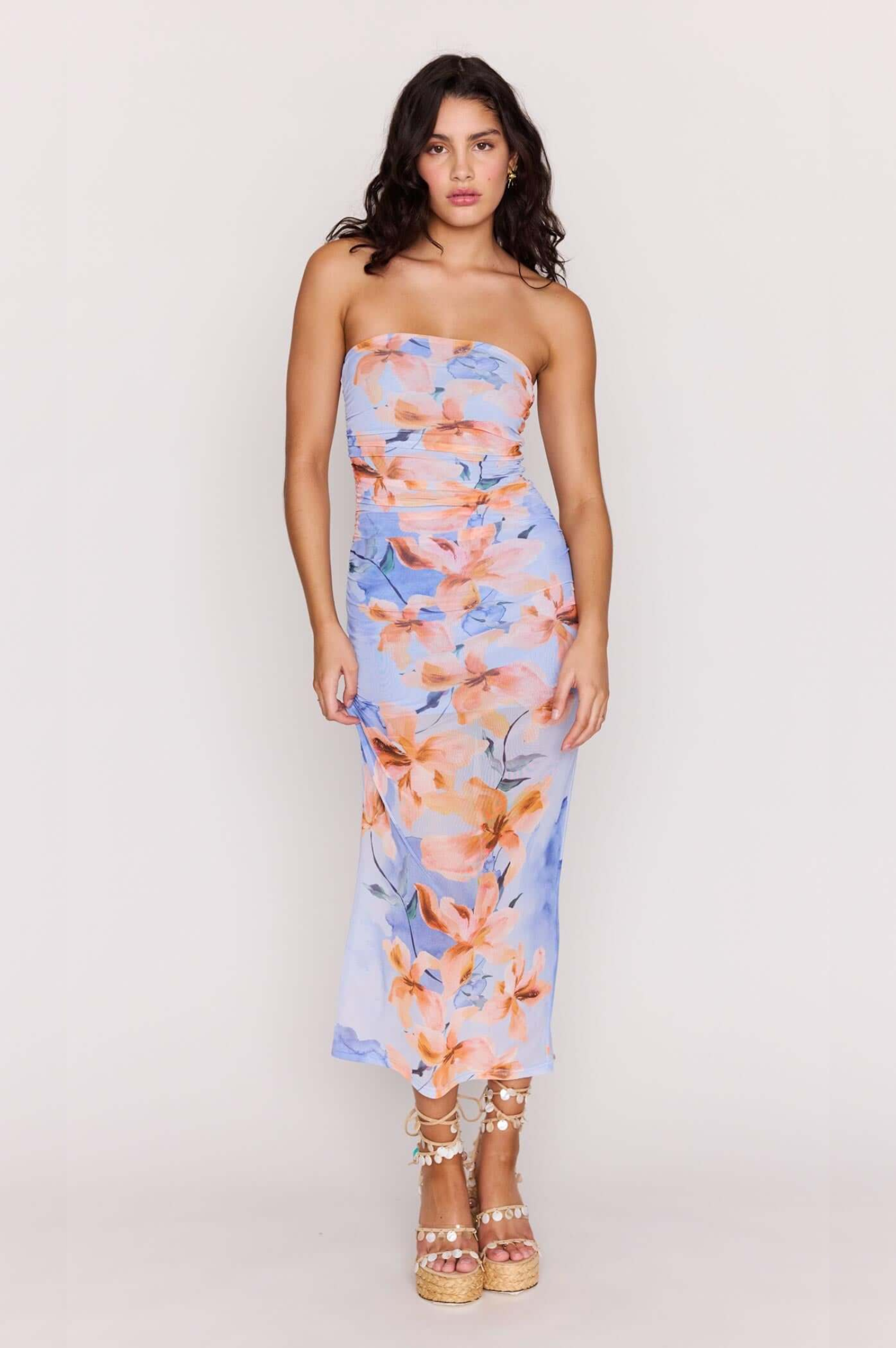 Sunspell Mesh Midi Dress