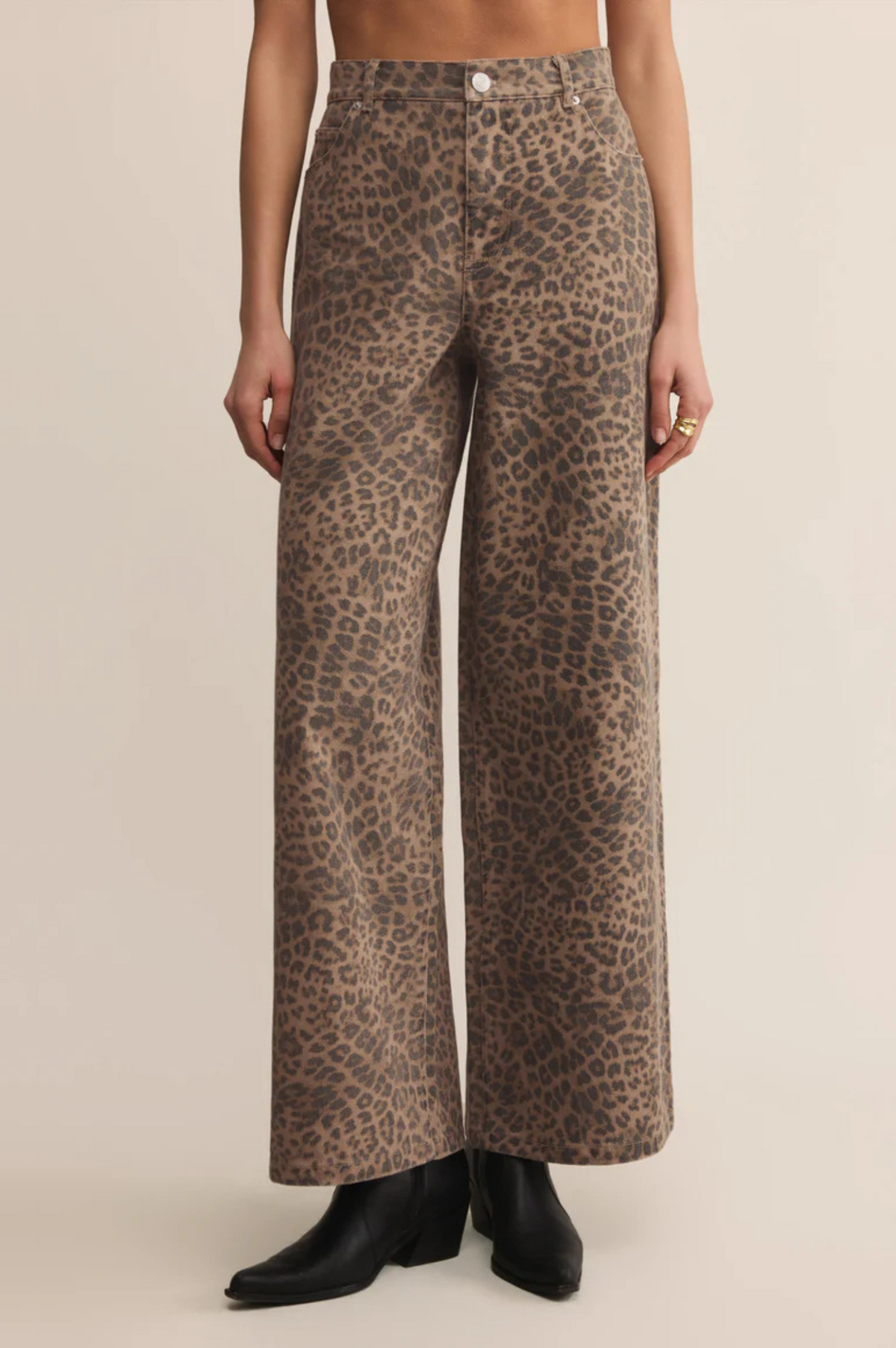 Marlin Denim Leopard Pant