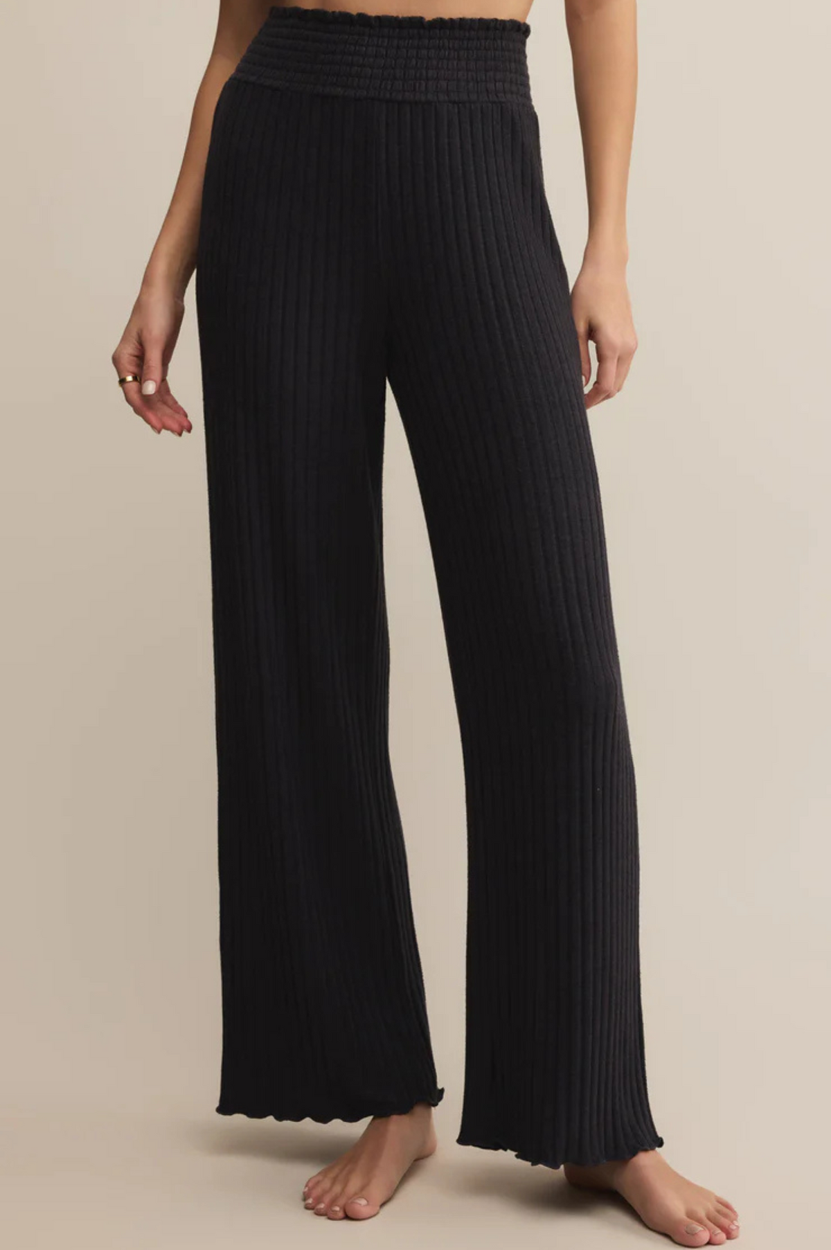 Dawn Smocked Rib Pant