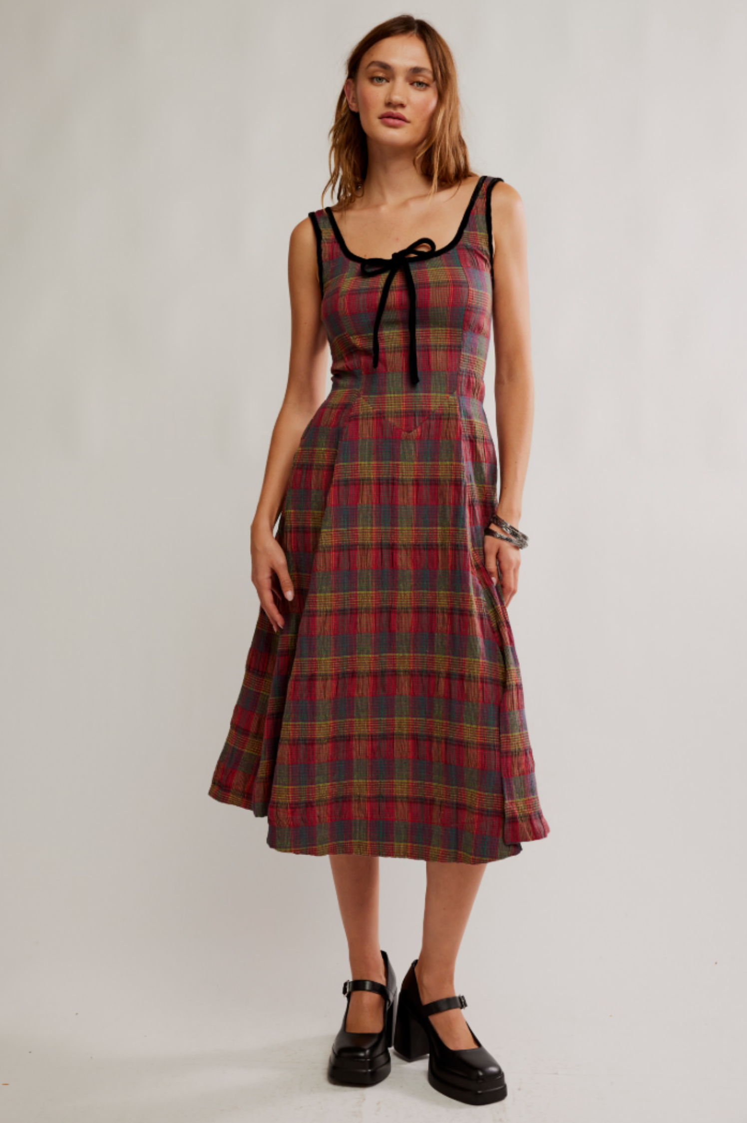 Freya Plaid Dress