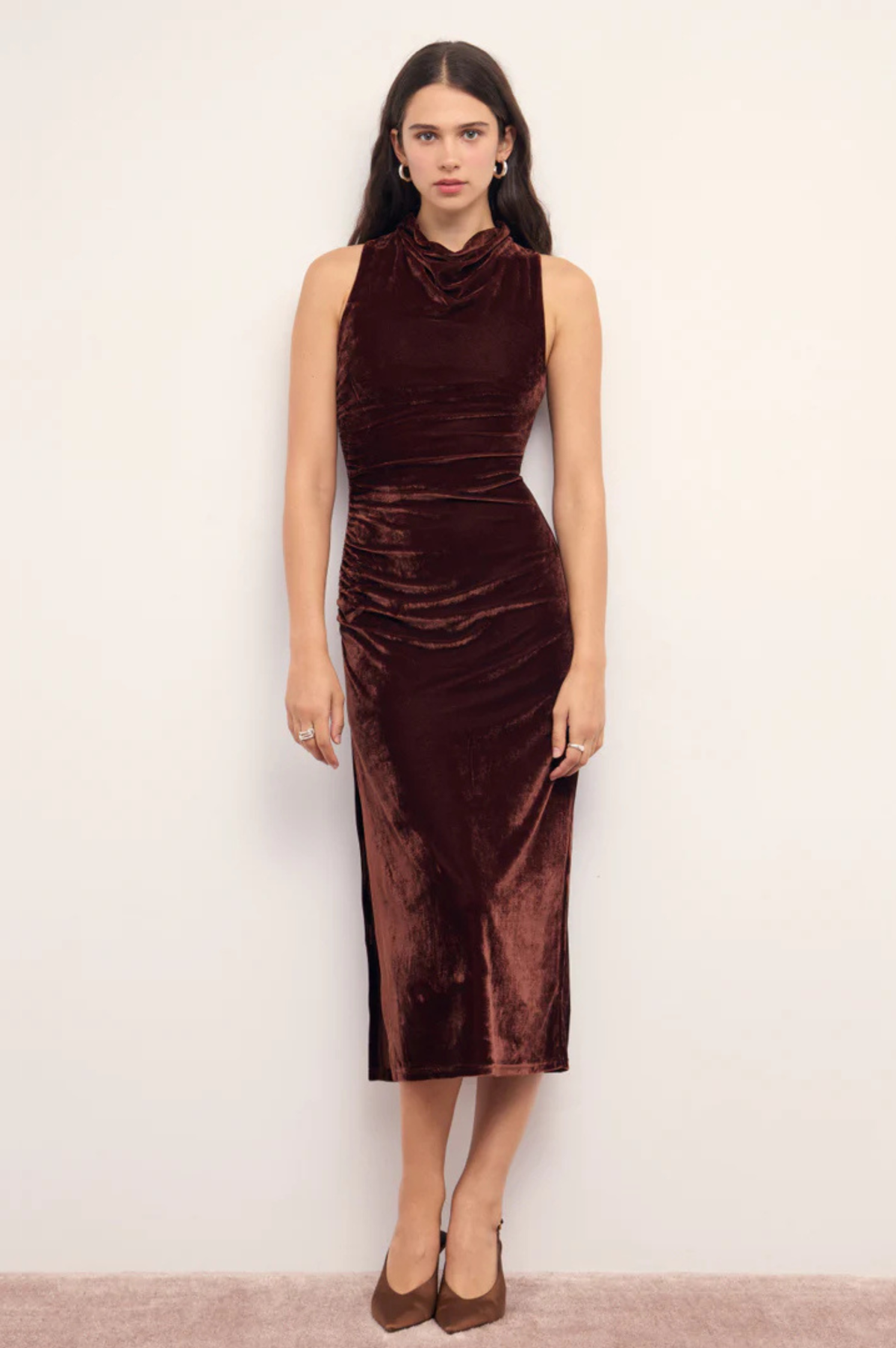Sonja Velvet Midi Dress