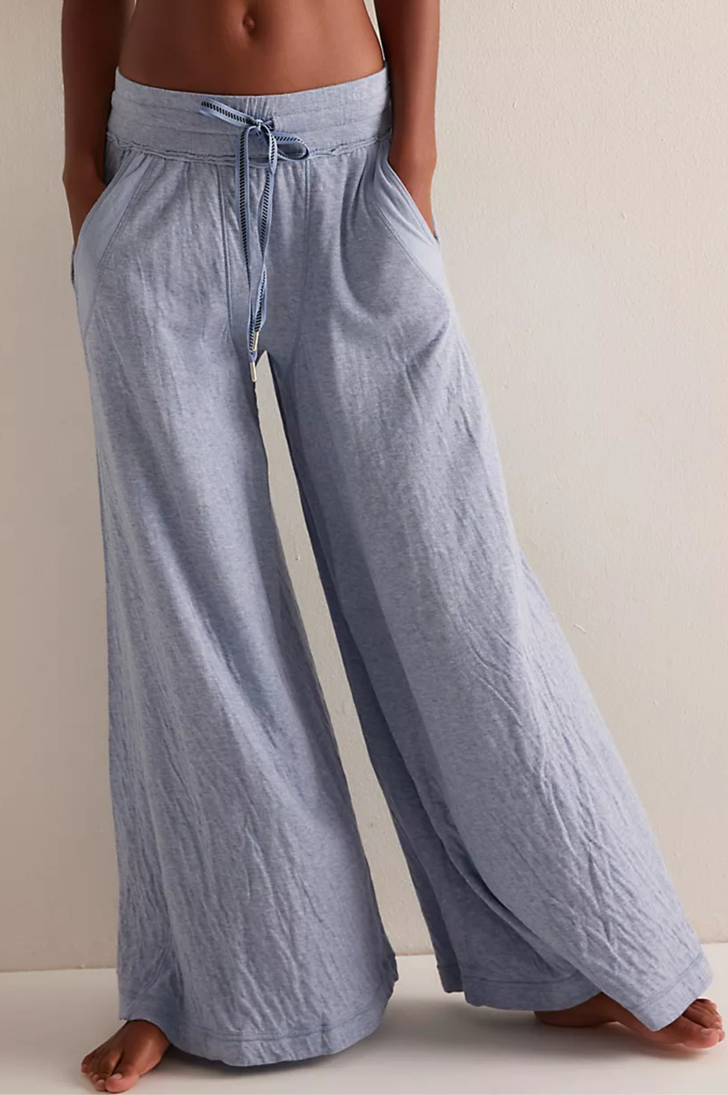 Wait A Minute Wide-Leg Lounge Pants