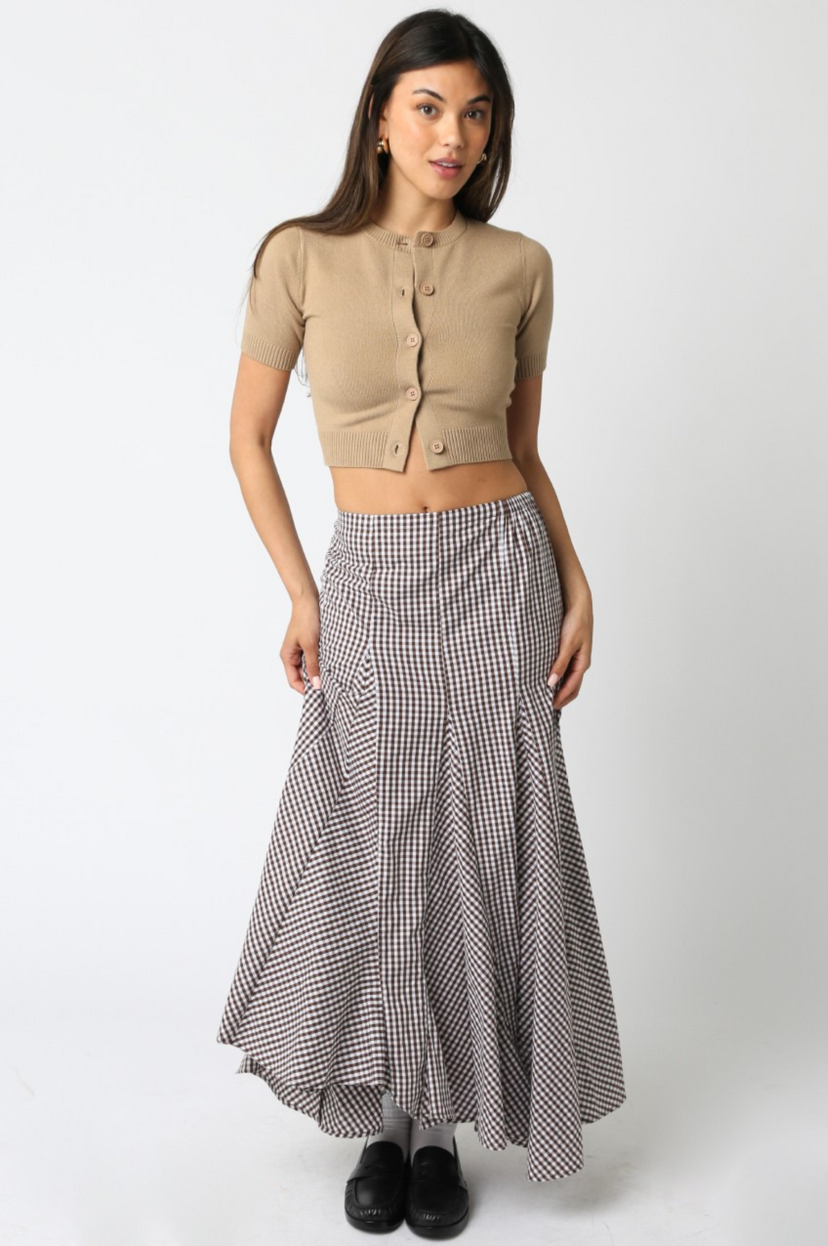 Alex Checkered Skirt