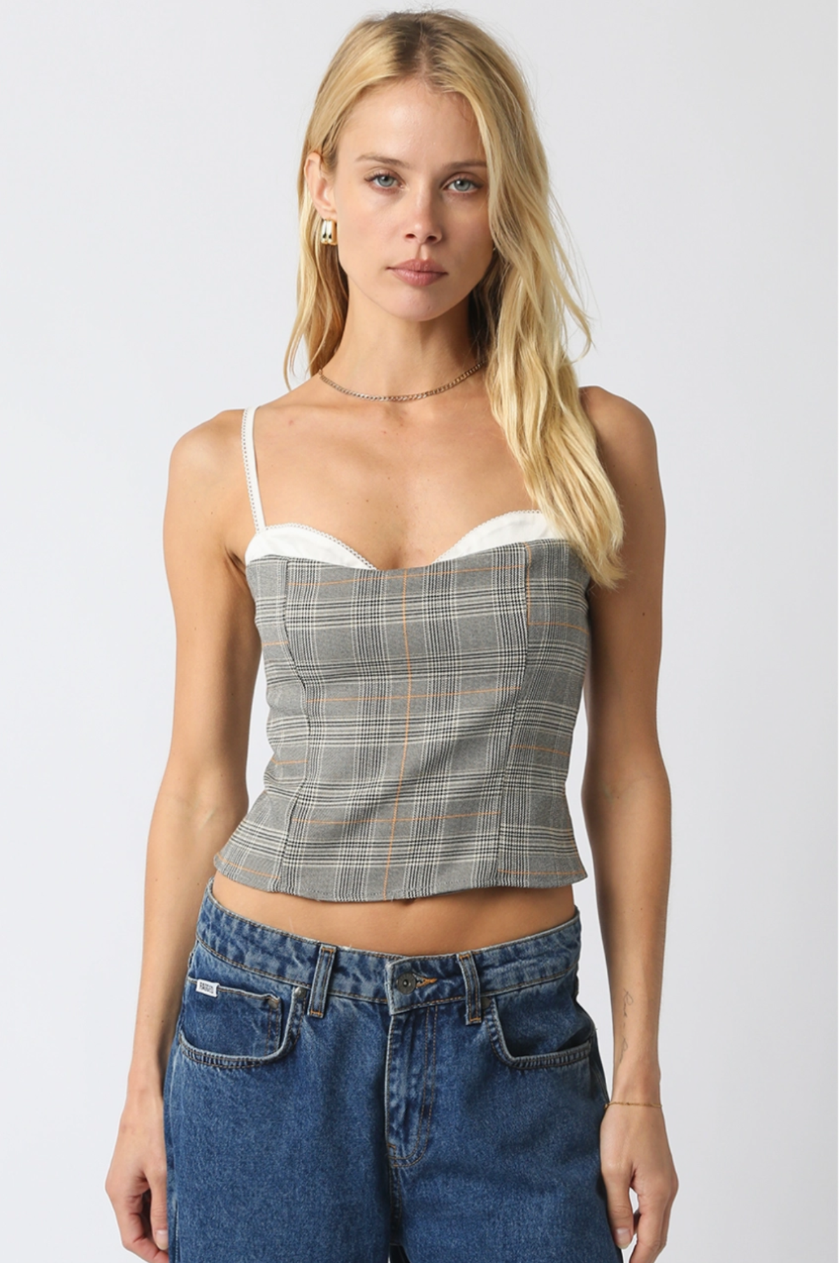 Miley Gingham Top
