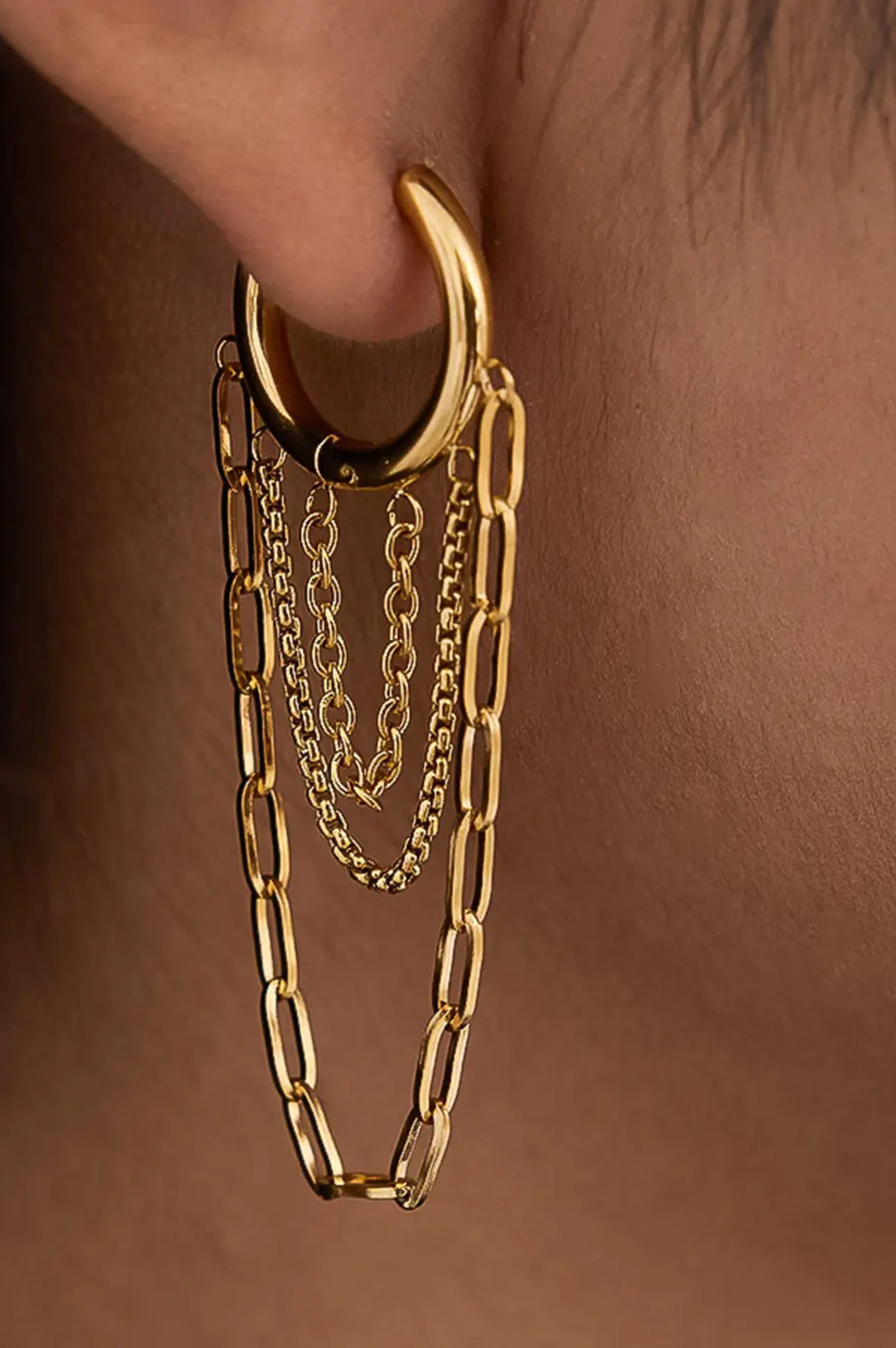 Vianne Multi Chain Drop Earrings