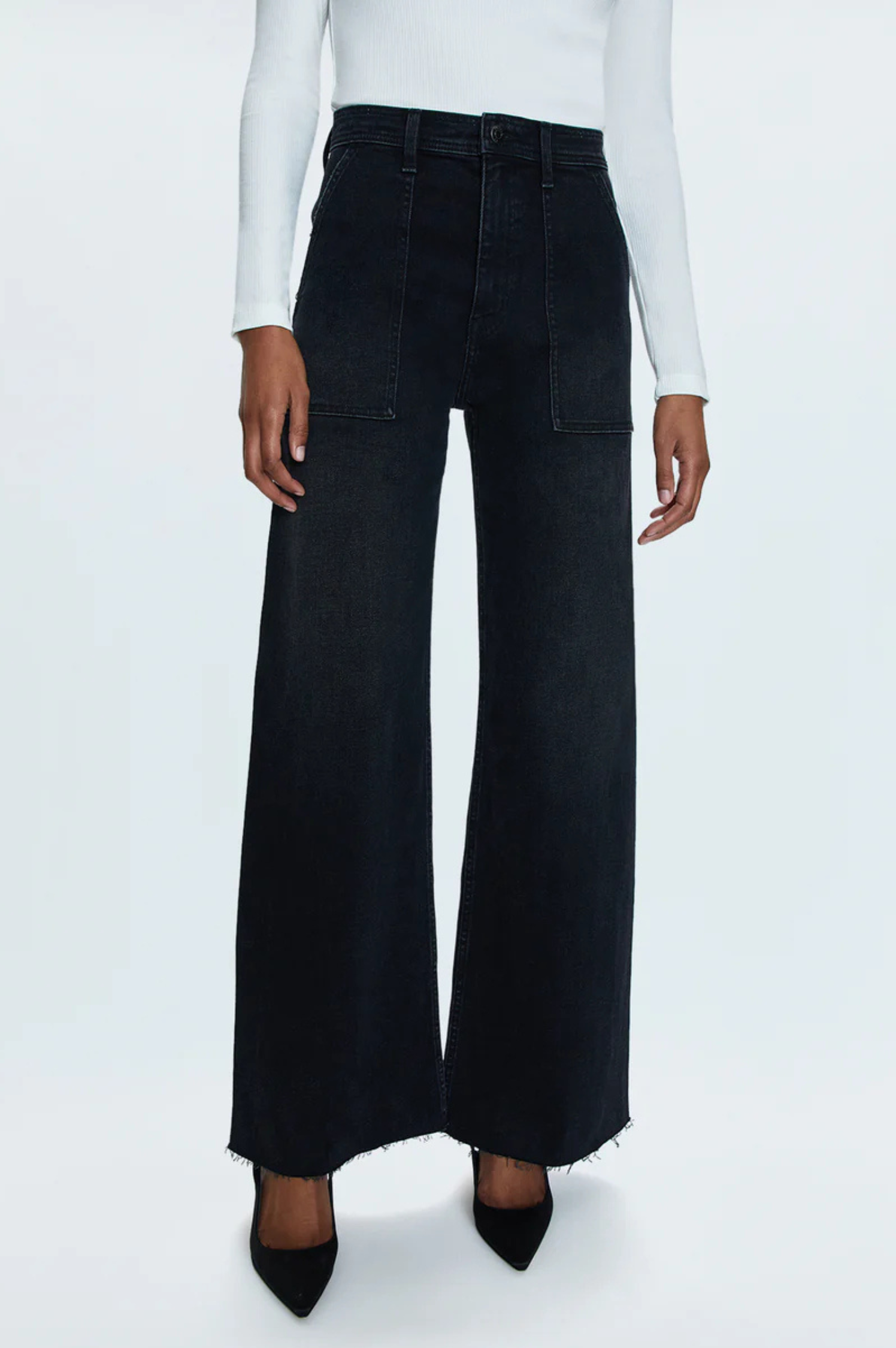 Penny High Rise Wide Leg Jean - Collins