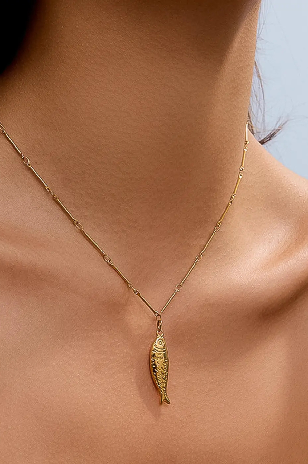 Coralie Fish Pendant  Necklace