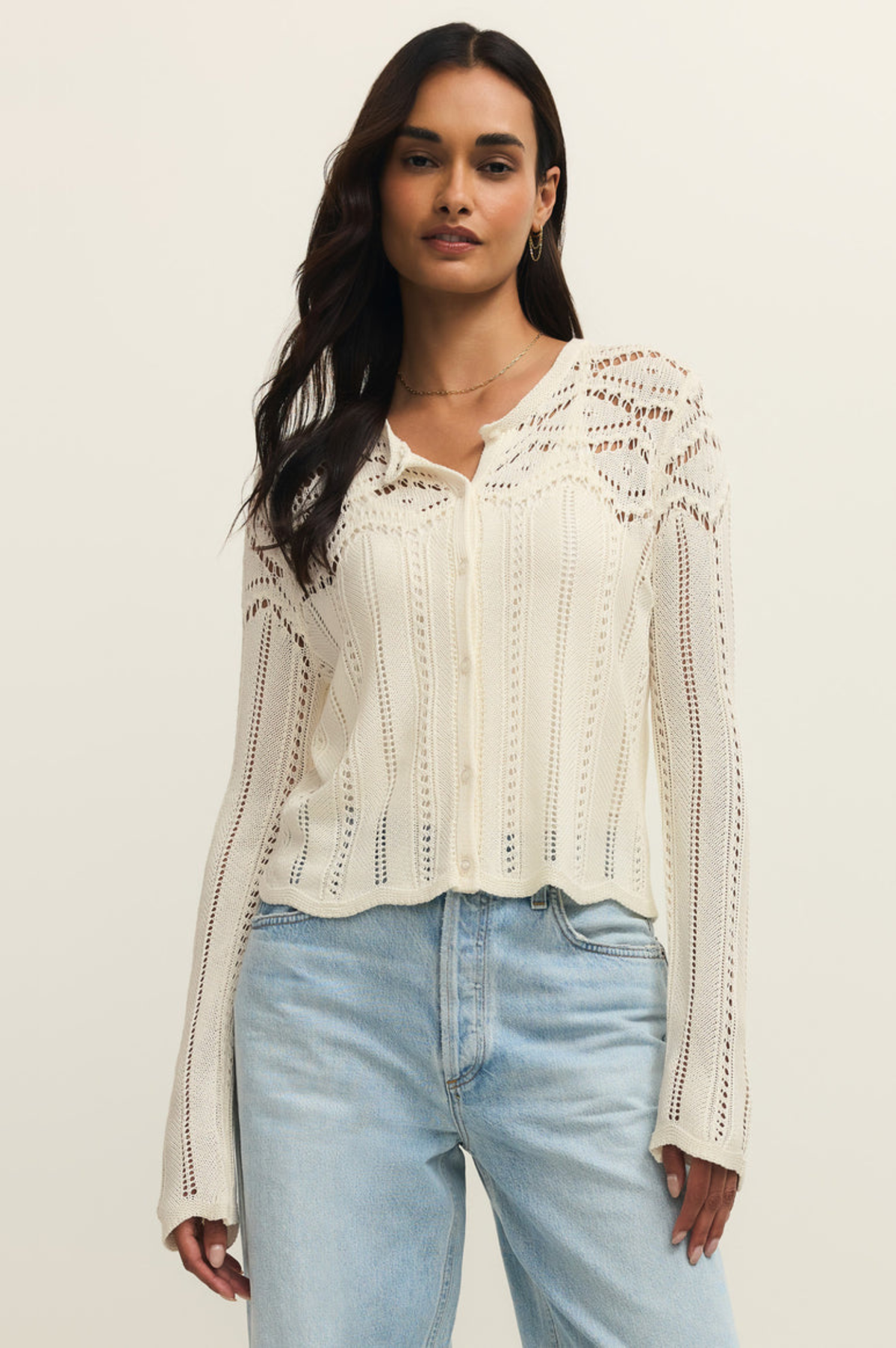 Alycia Crochet Sweater