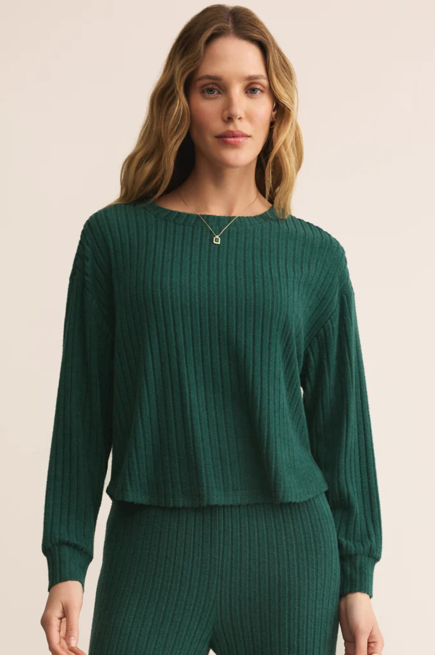 Elfie Rib Long Sleeve Top