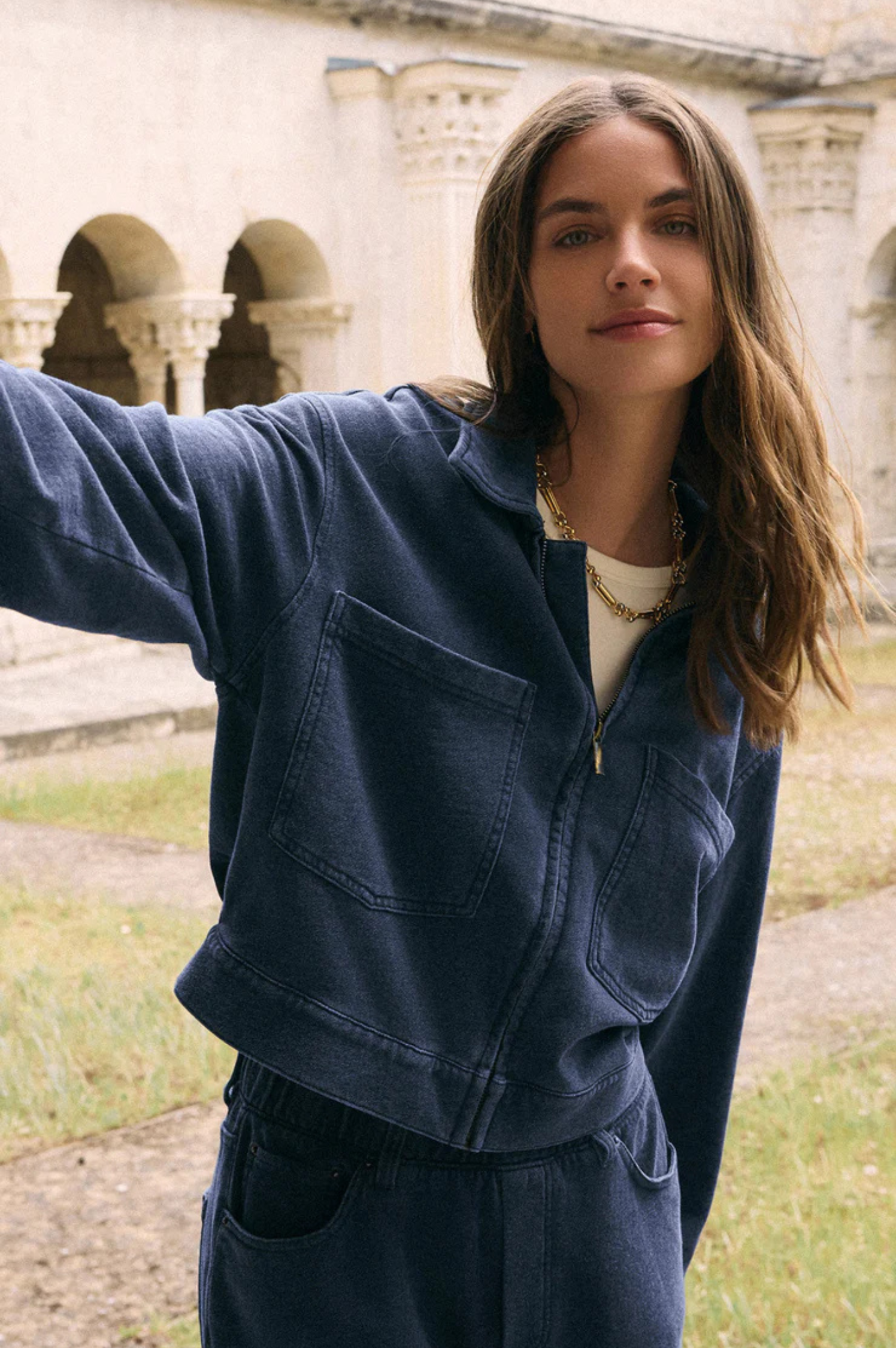 Heritage Knit Denim Jacket