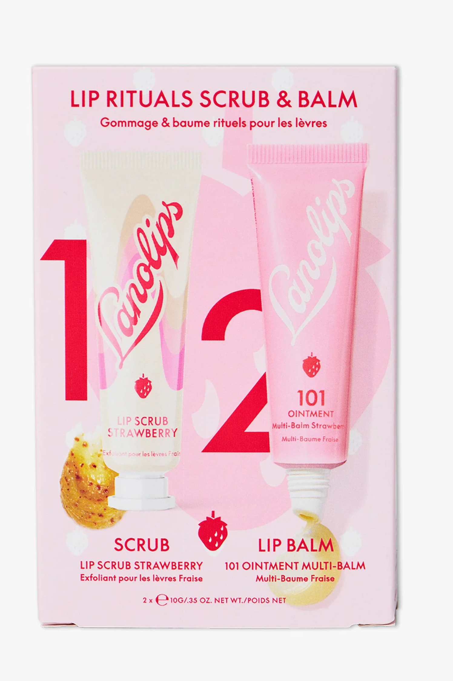 Strawberry Lip Rituals Scrub and Balm