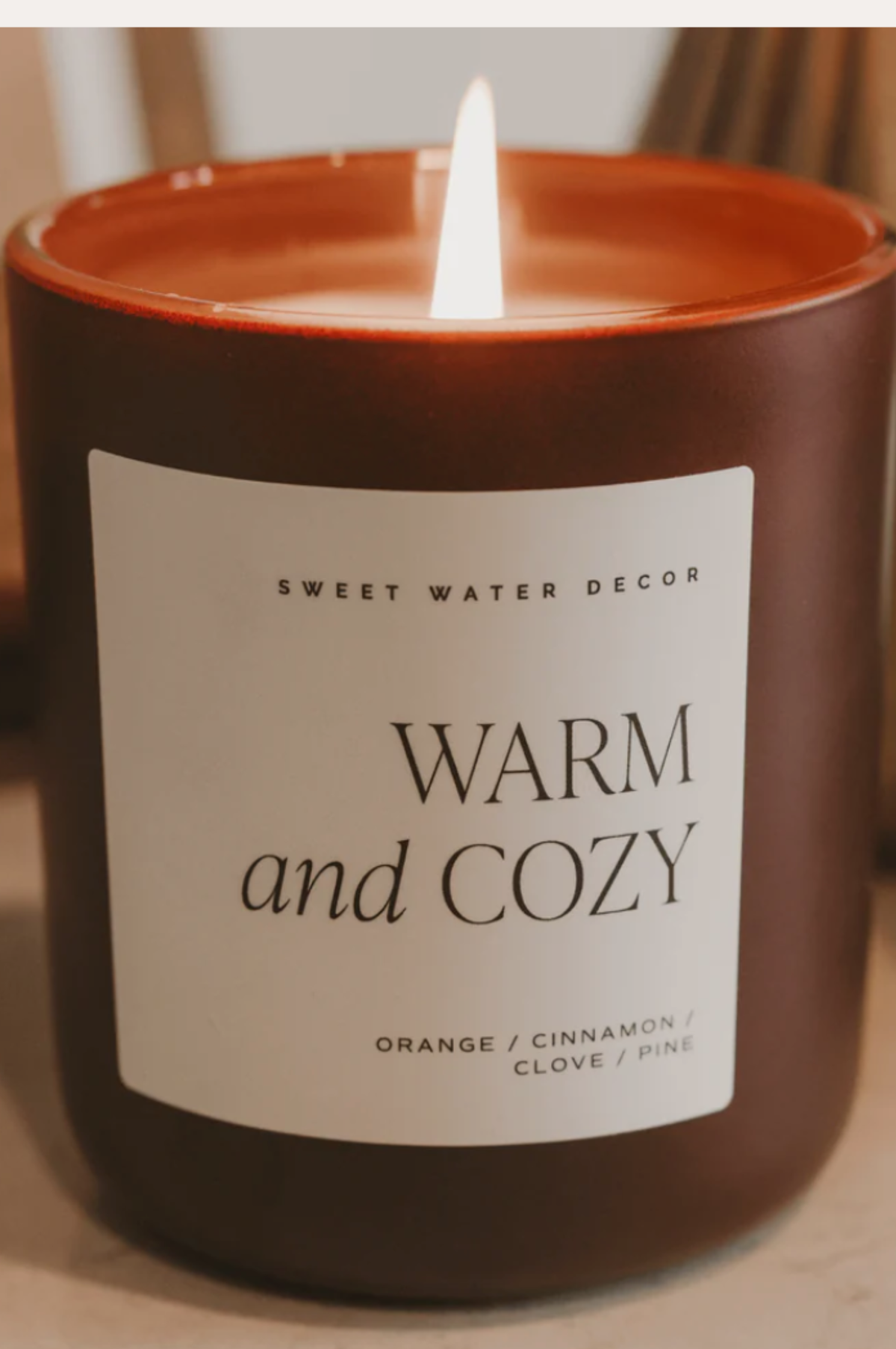 Warm and Cozy Candle