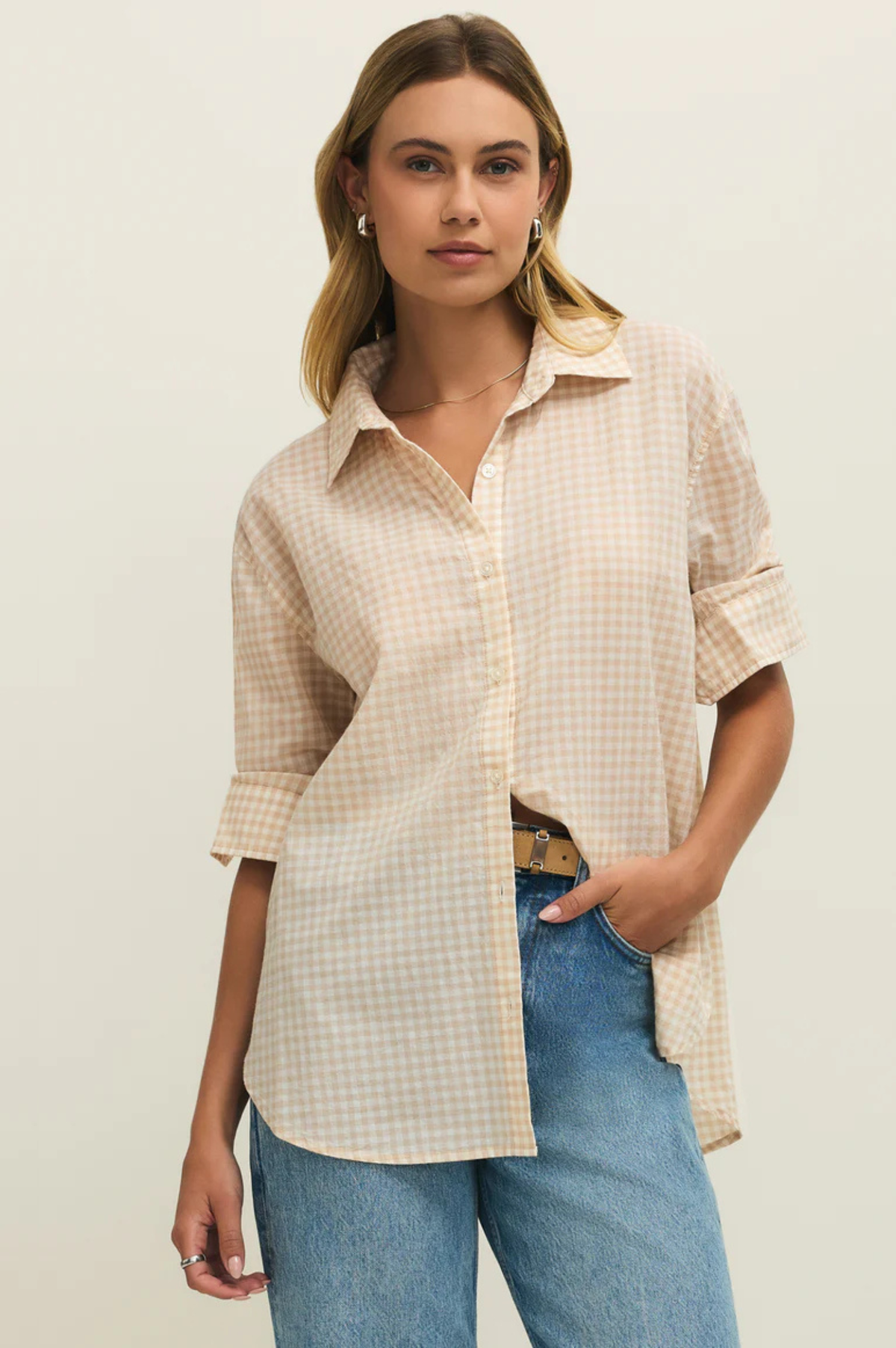 Seaport Button Up Top