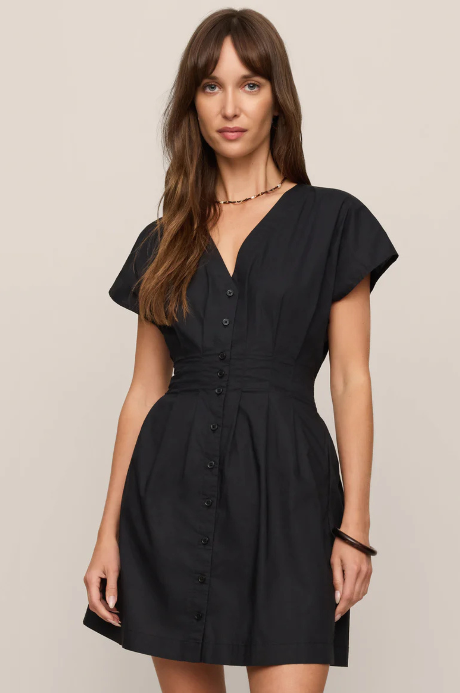 Sanna Poplin Mini Dress