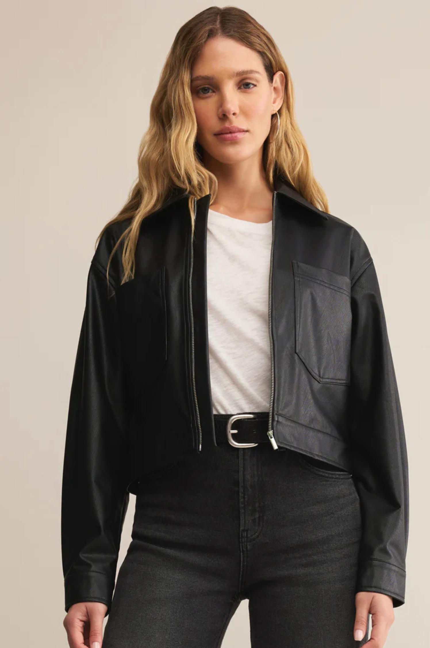 Heritage Faux Leather Jacket