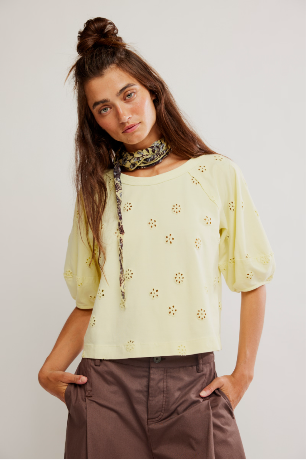 Jessie Eyelet Tee