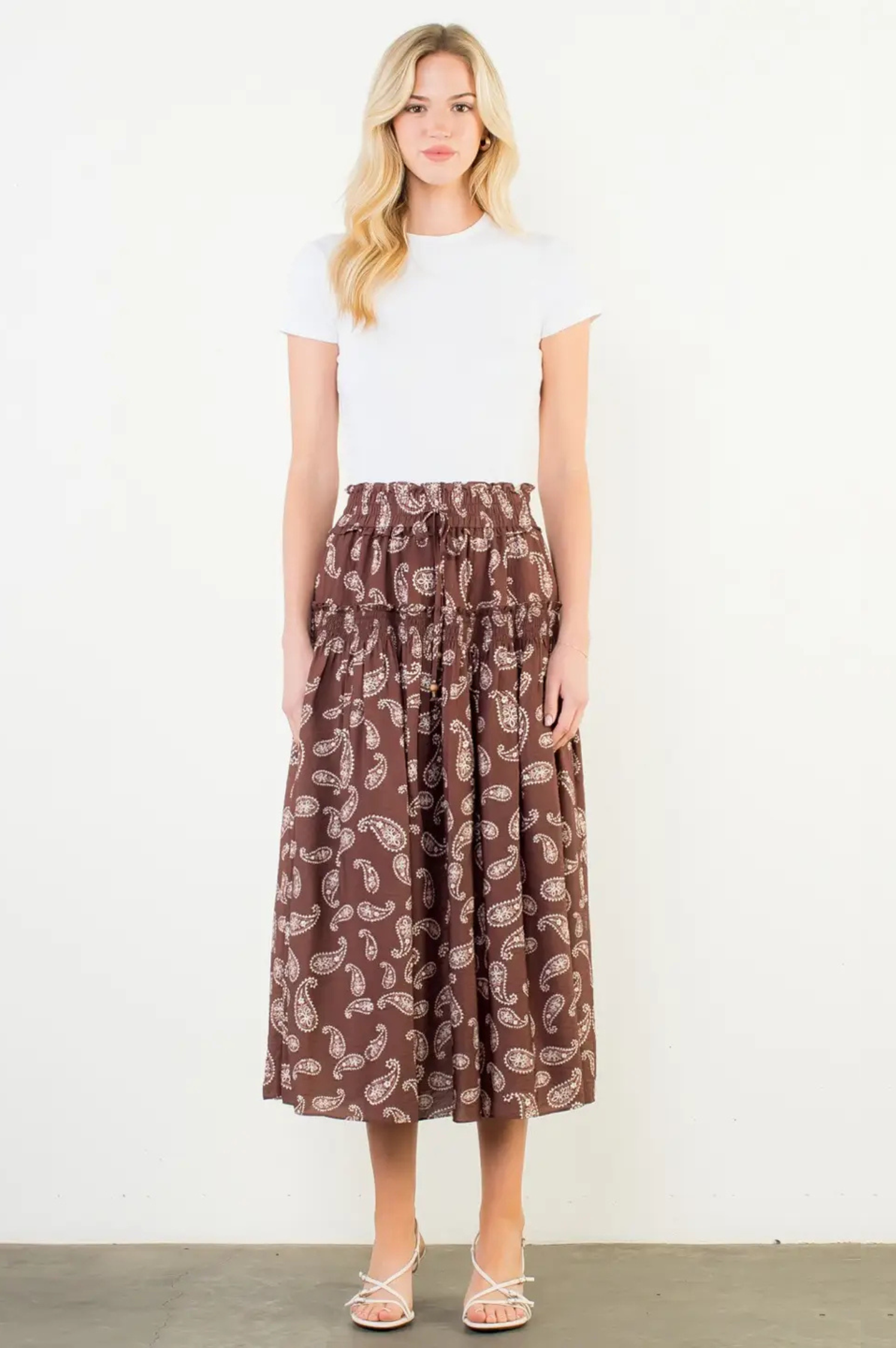 Dory Paisley Skirt
