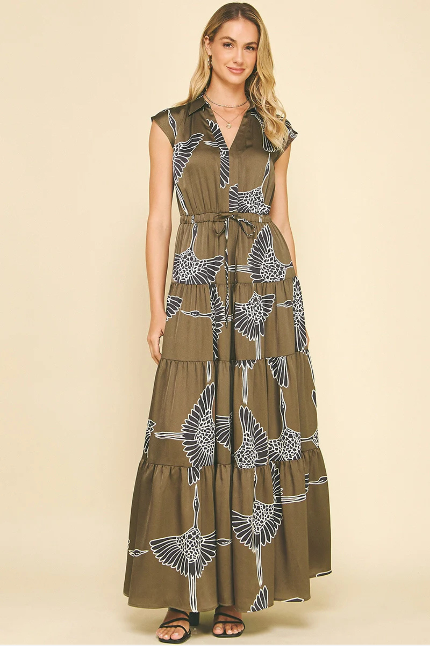 Birdy Printed Maxi Dress