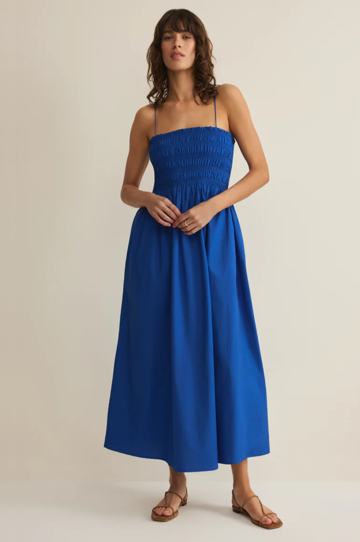 Cornelia Poplin Maxi Dress
